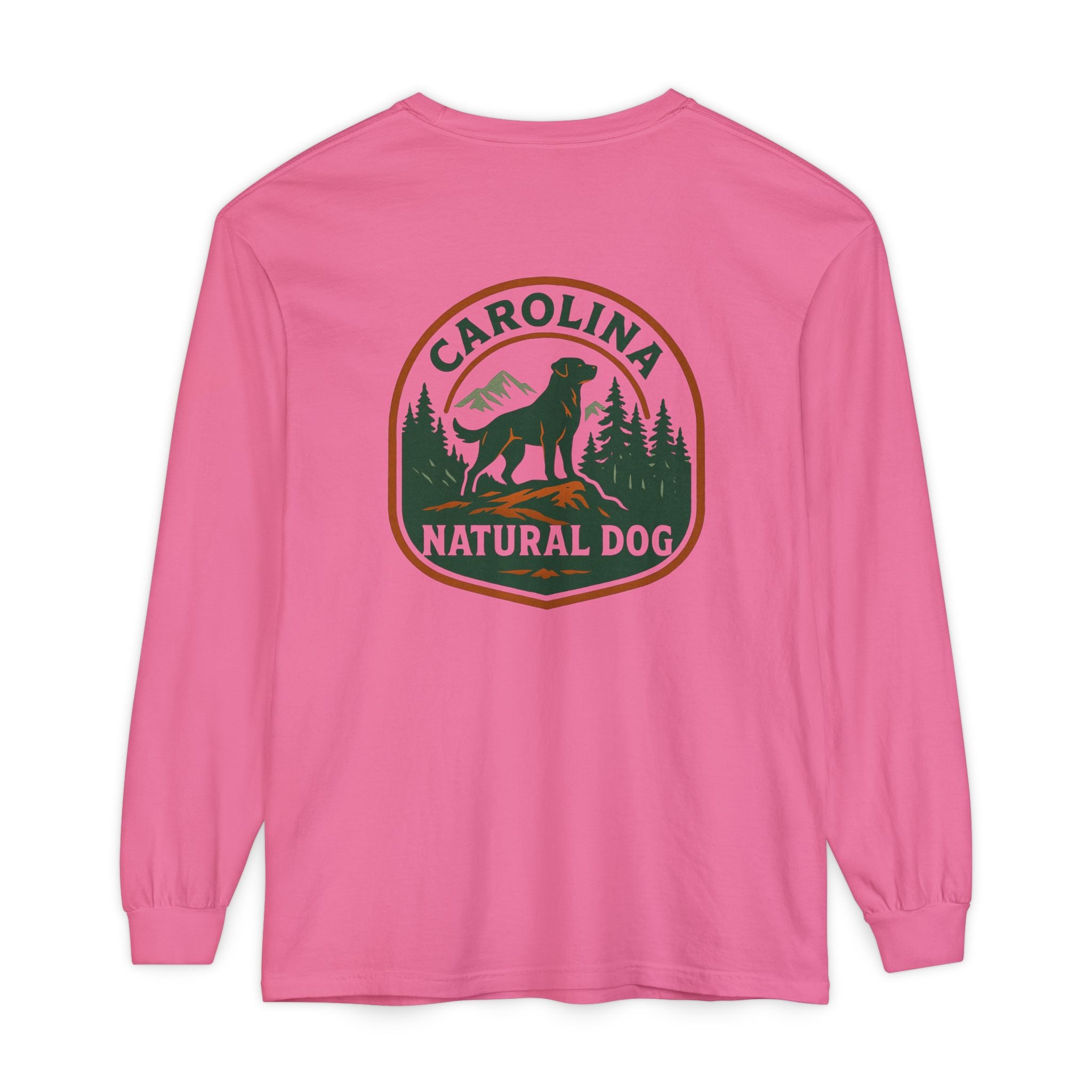 Carolina Natural Dog Long Sleeve Tee — Outdoor Dog Lover Shirt