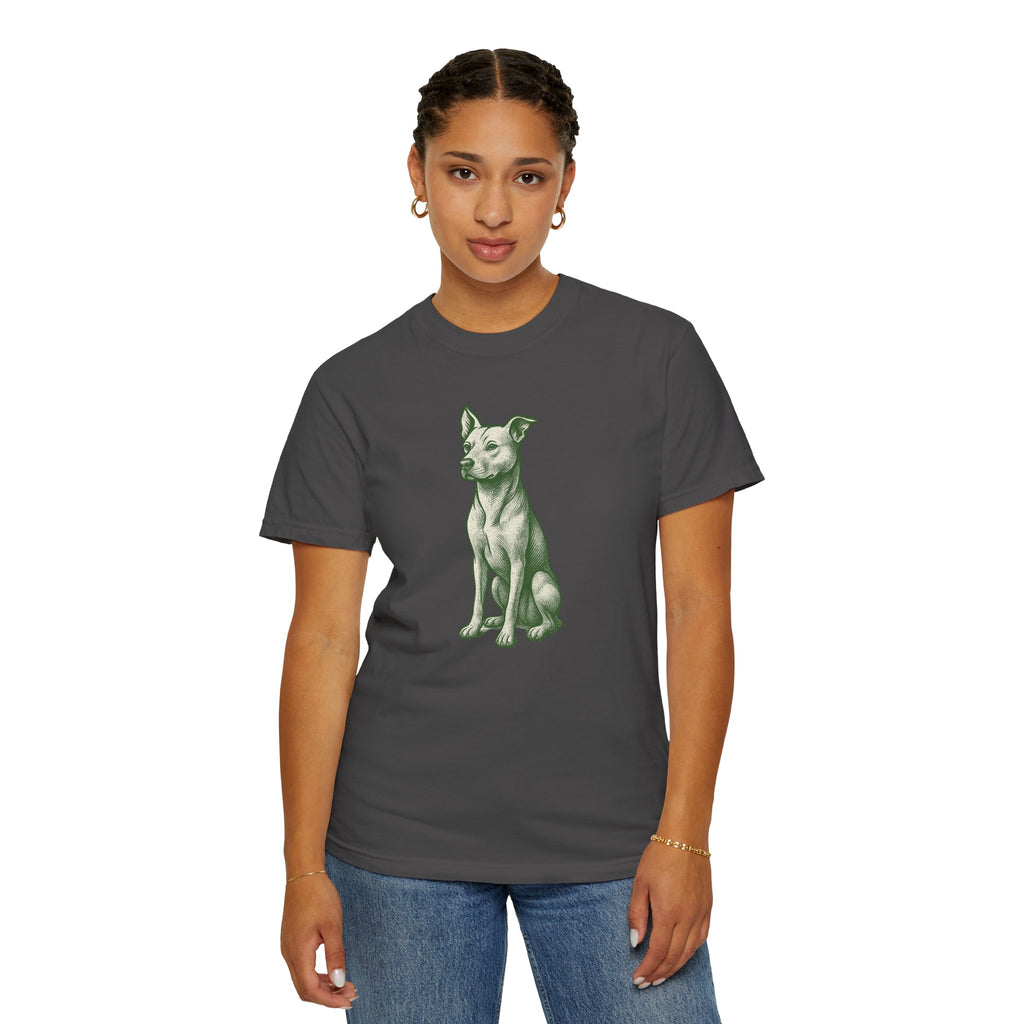 Dog Rescue T-shirt - Detailed Stoic Zen Illustration