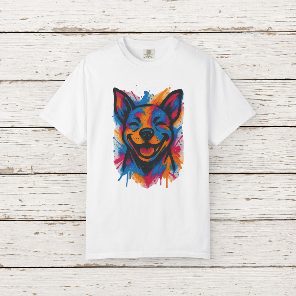 Color Splash Husky T-Shirt — Vibrant Watercolor Dog Tee