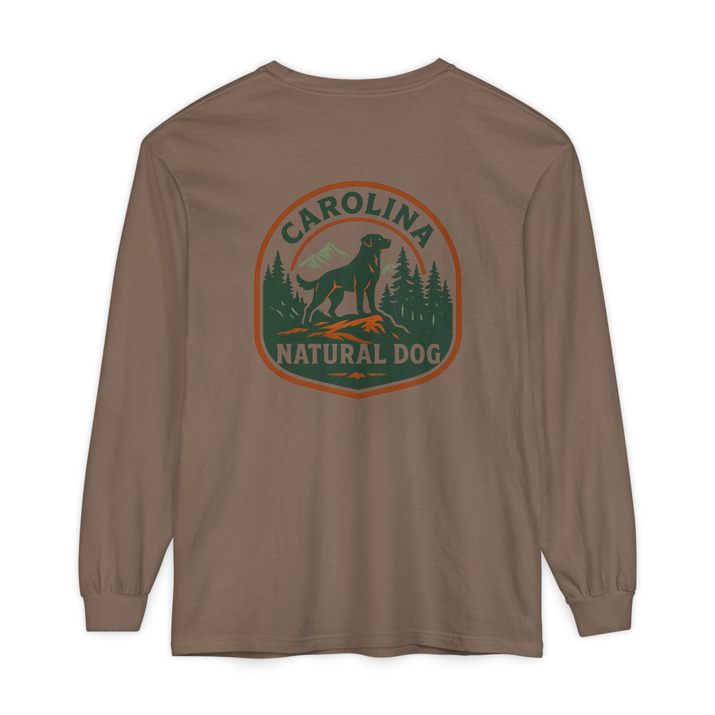 Carolina Natural Dog Long Sleeve Tee — Outdoor Dog Lover Shirt