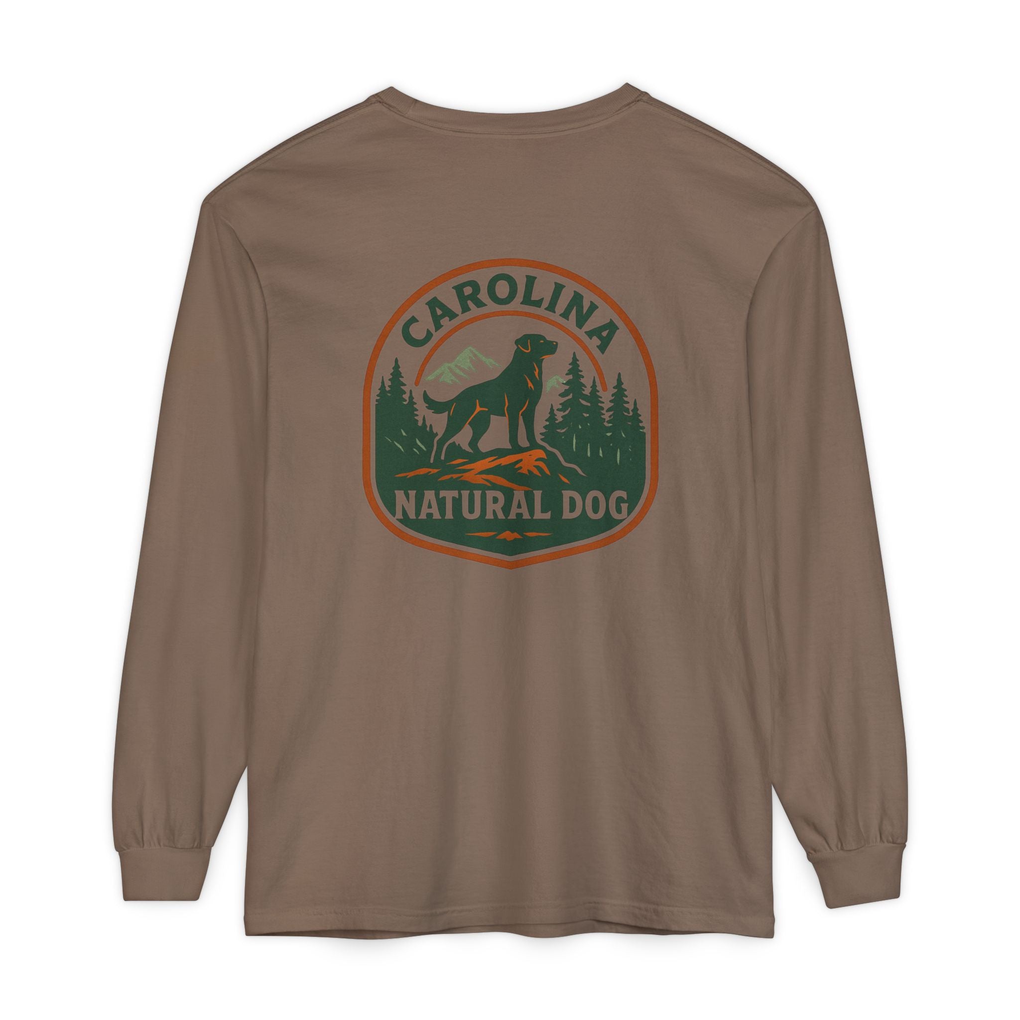 Carolina Natural Dog Long Sleeve Tee — Outdoor Dog Lover Shirt