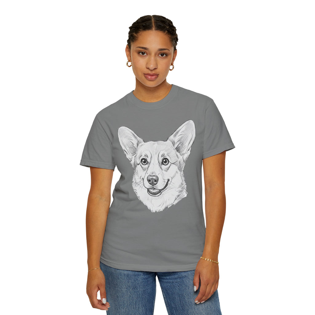 Corgi Lover T-Shirt, Unisex Dog Tee, Short Sleeve Funny Shirt, Pet Lover Gift, Cute Corgi Fashion