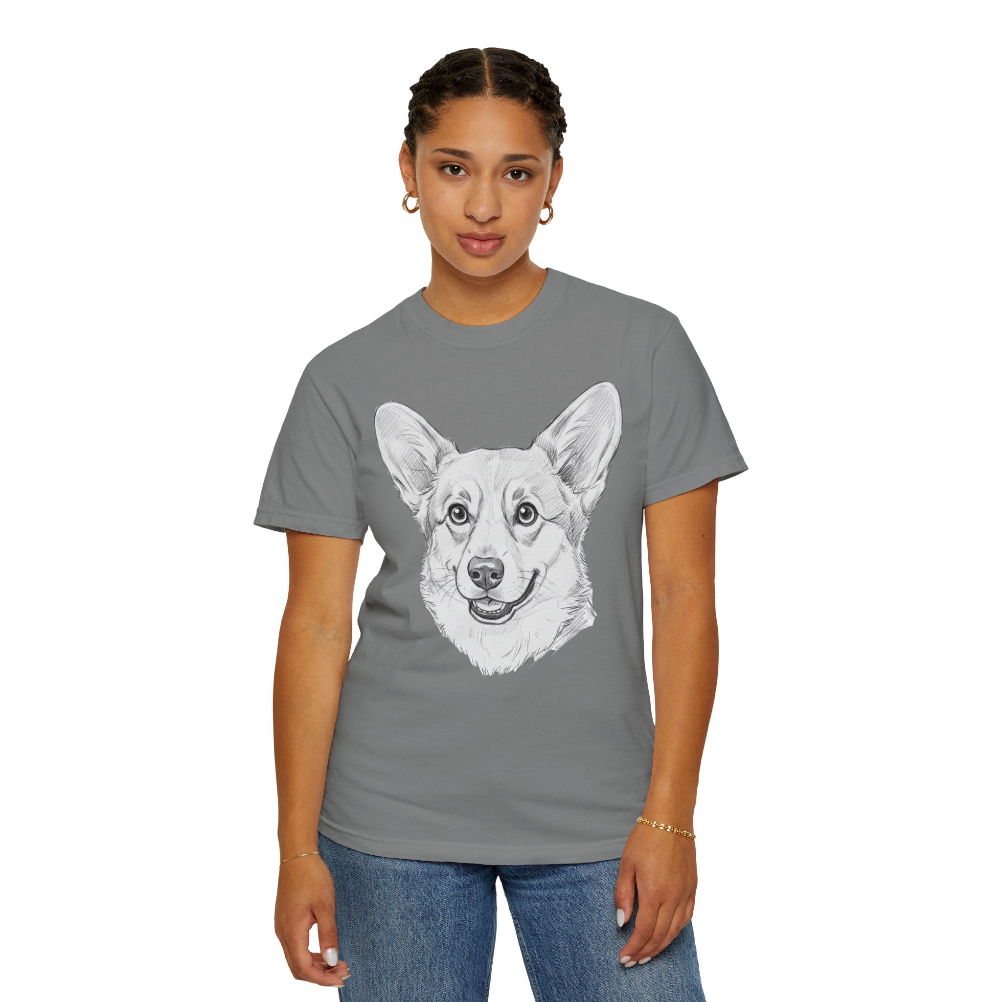 Corgi Lover T-Shirt, Unisex Dog Tee, Short Sleeve Funny Shirt, Pet Lover Gift, Cute Corgi Fashion