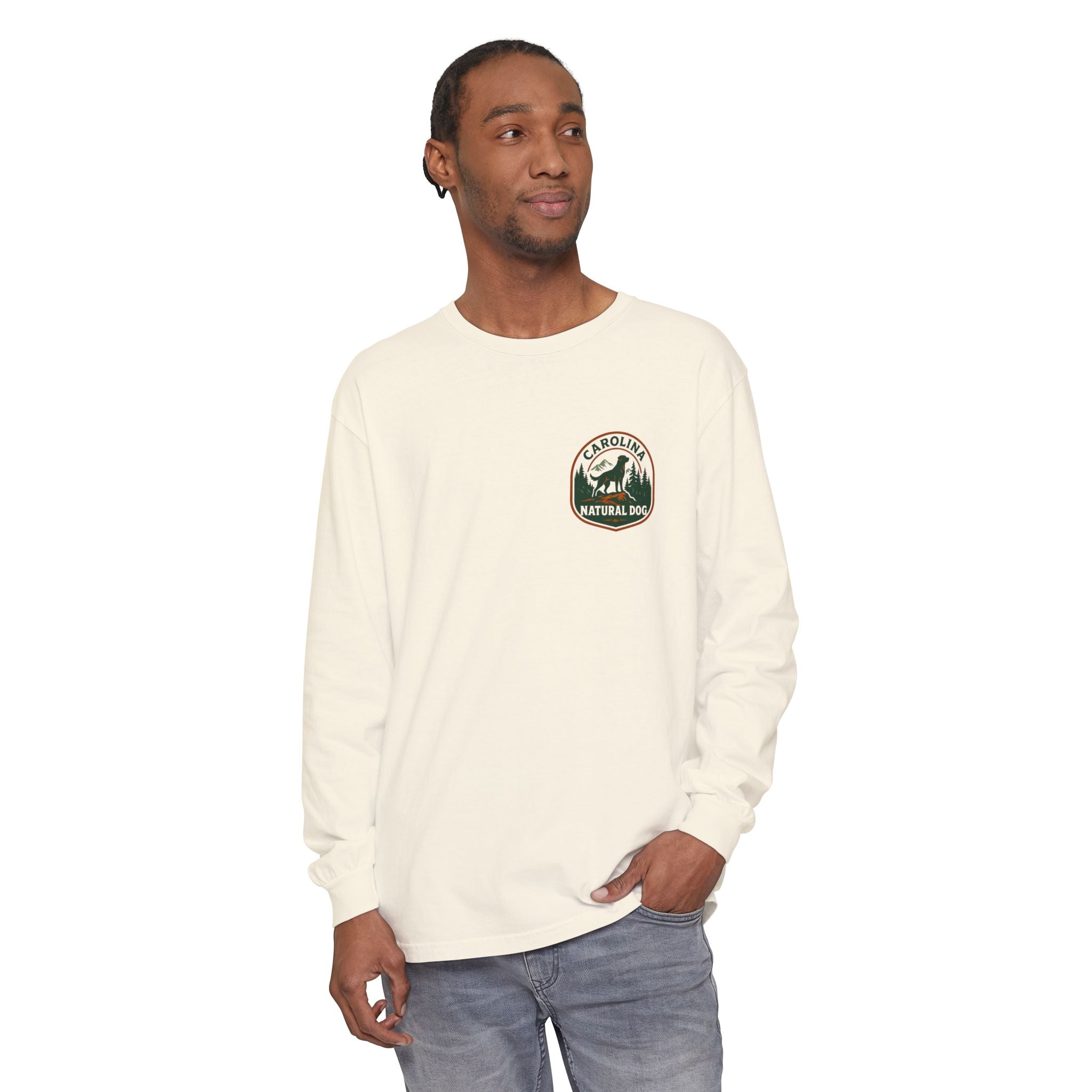 Carolina Natural Dog Long Sleeve Tee — Outdoor Dog Lover Shirt