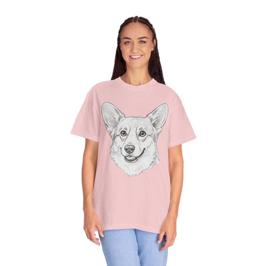 Corgi Lover T-Shirt, Unisex Dog Tee, Short Sleeve Funny Shirt, Pet Lover Gift, Cute Corgi Fashion