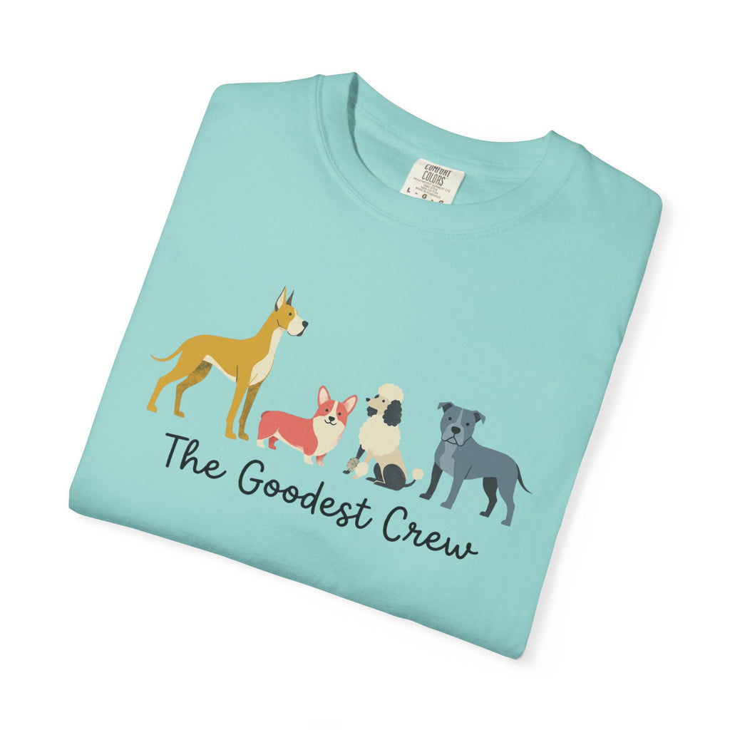 T-Shirt — "The Goodest Crew" Cute Dog Pack Graphic Tee
