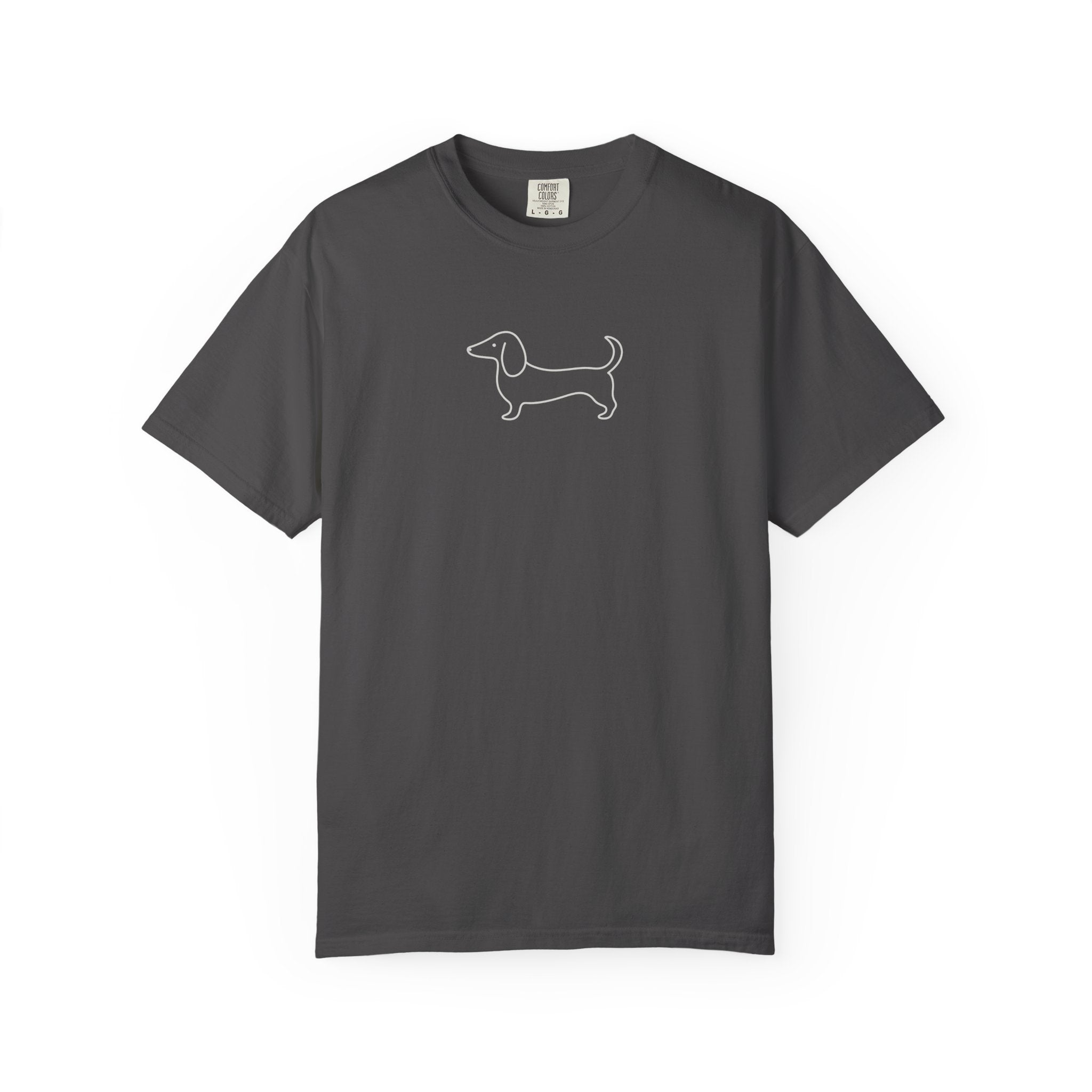Dachshund Outline Tee — Minimal Dog Lover T-Shirt