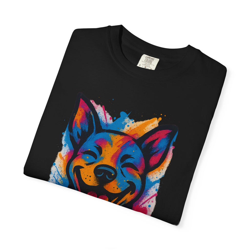 Color Splash Husky T-Shirt — Vibrant Watercolor Dog Tee