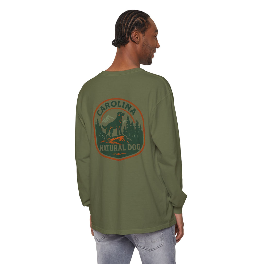 Carolina Natural Dog Long Sleeve Tee — Outdoor Dog Lover Shirt