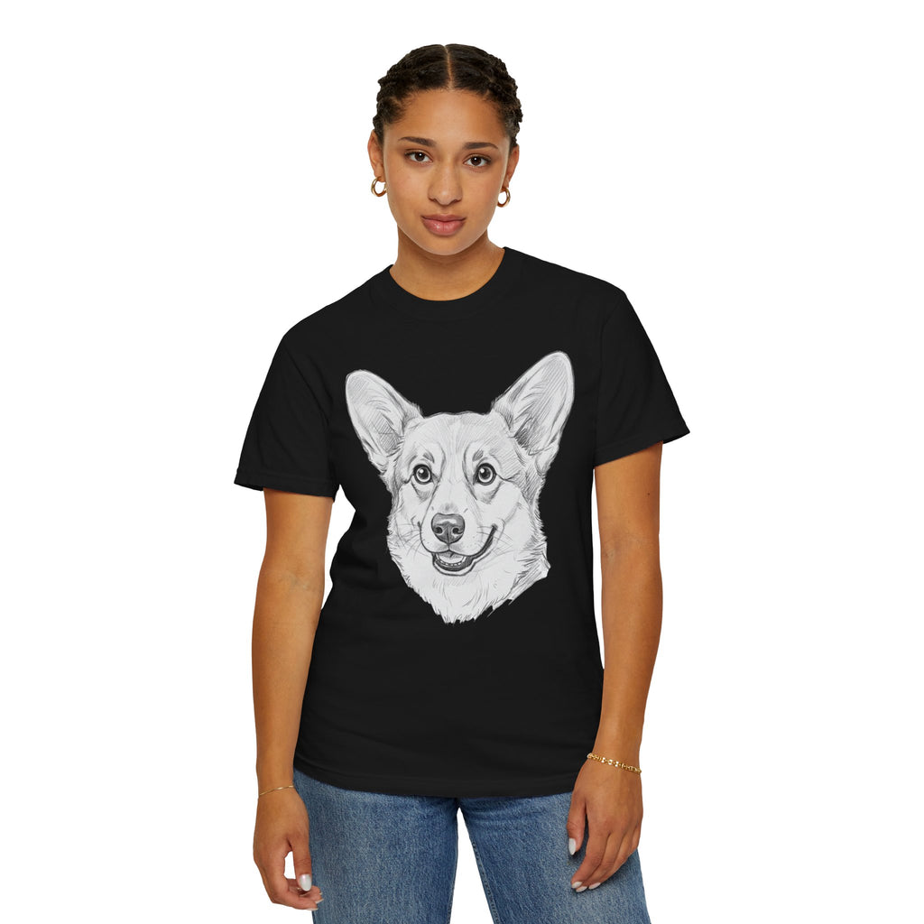 Corgi Lover T-Shirt, Unisex Dog Tee, Short Sleeve Funny Shirt, Pet Lover Gift, Cute Corgi Fashion