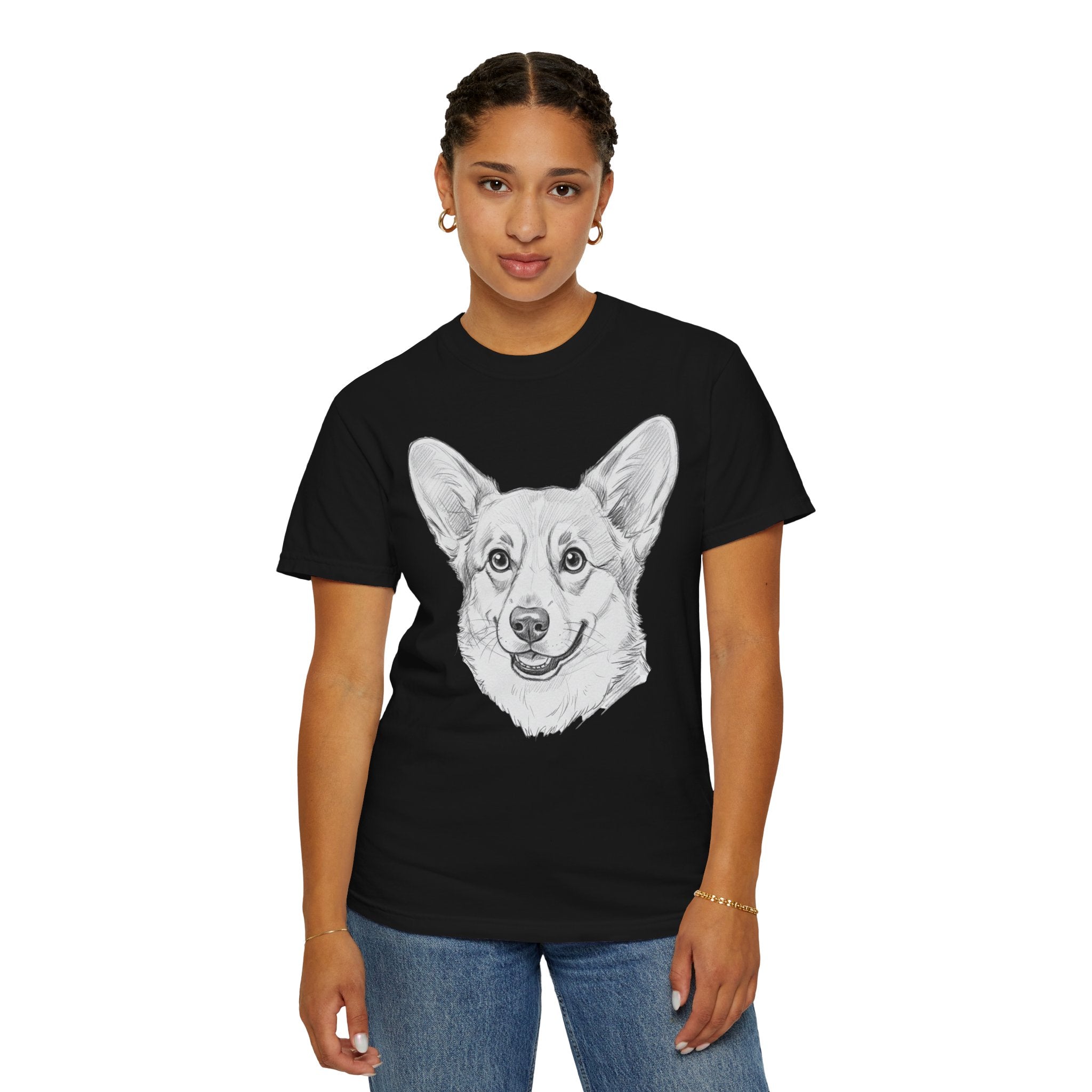 Corgi Lover T-Shirt, Unisex Dog Tee, Short Sleeve Funny Shirt, Pet Lover Gift, Cute Corgi Fashion