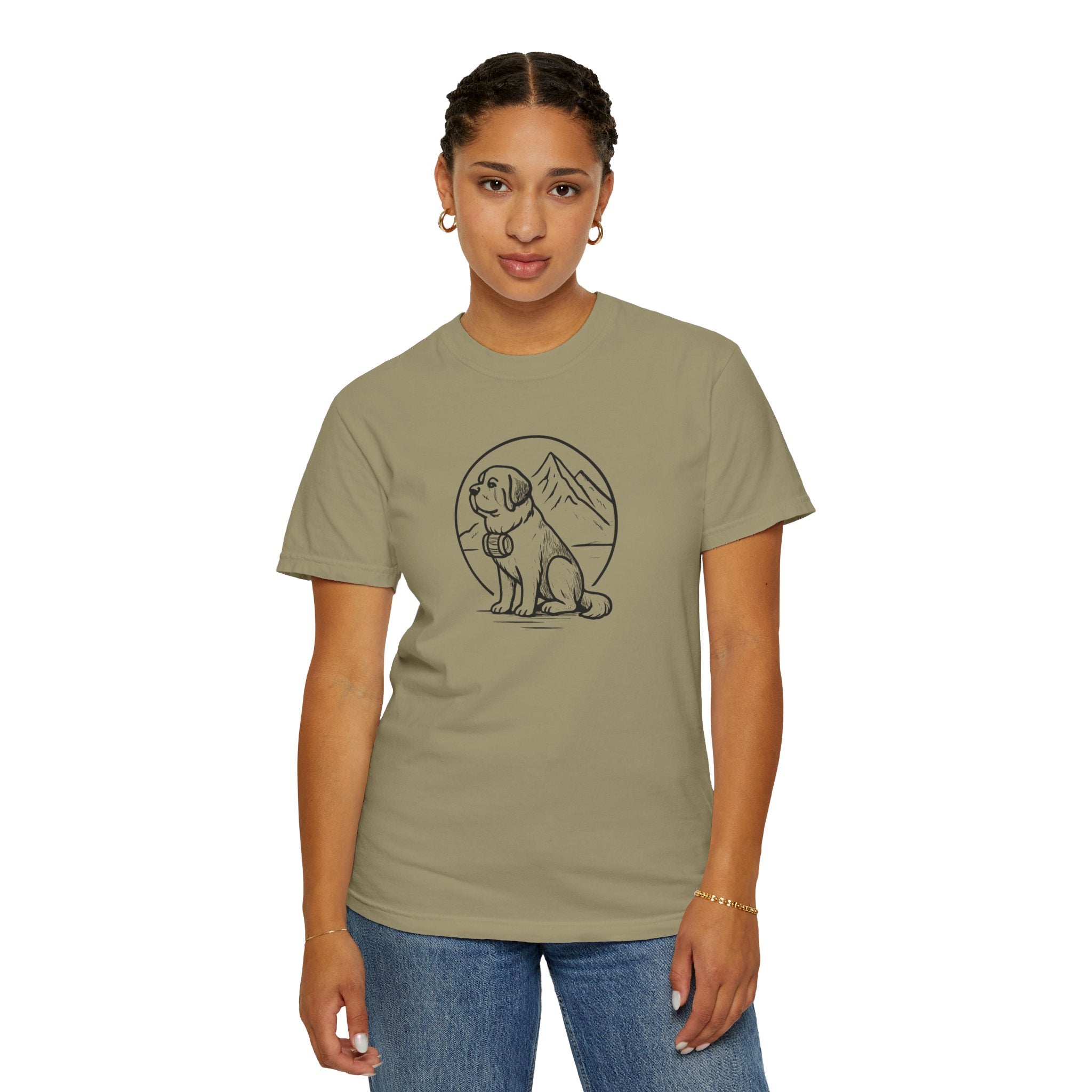 Dog Lover's Unisex Garment-Dyed T-Shirt - Casual Wear for Pet Enthusiasts