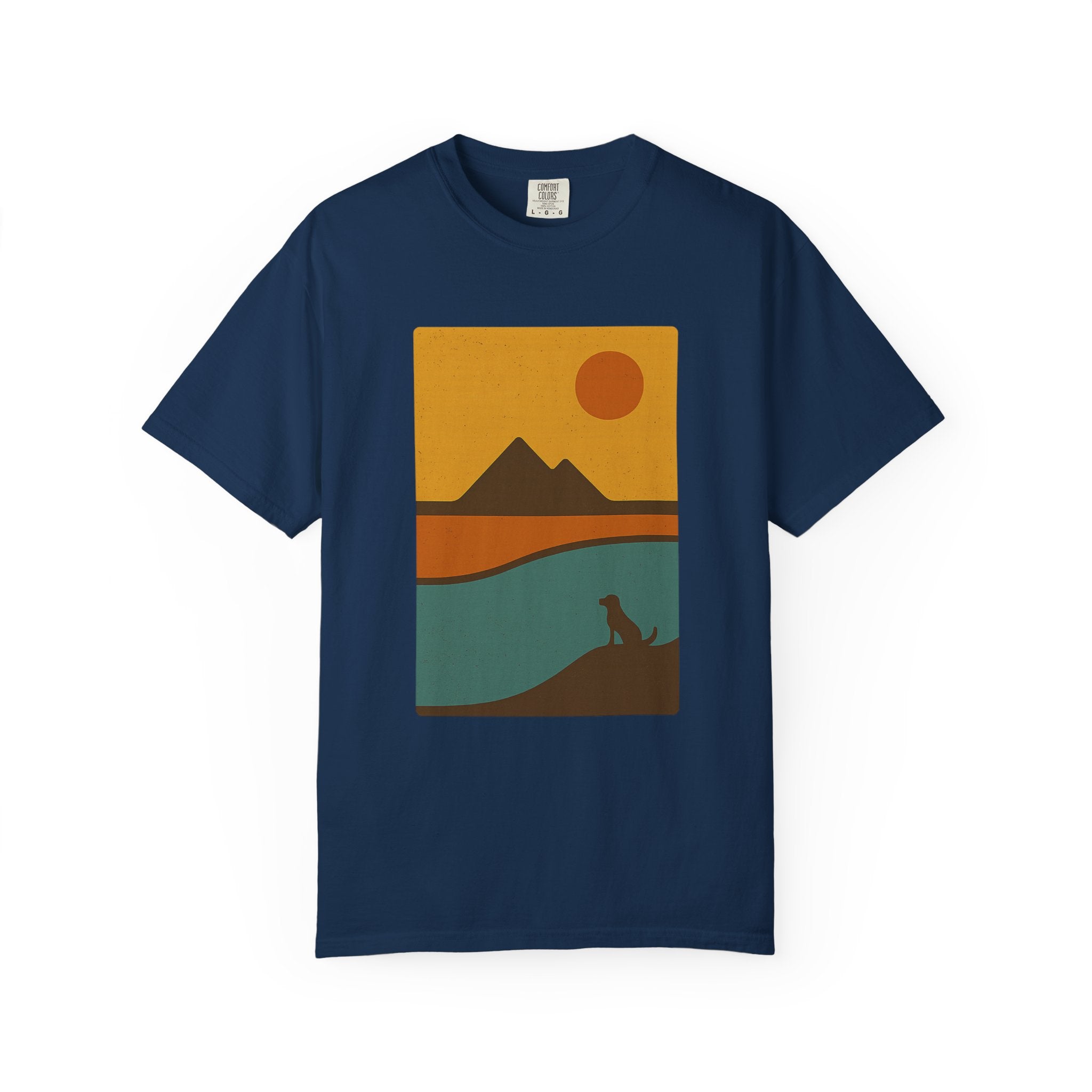 Sunset Landscape Dog T-Shirt