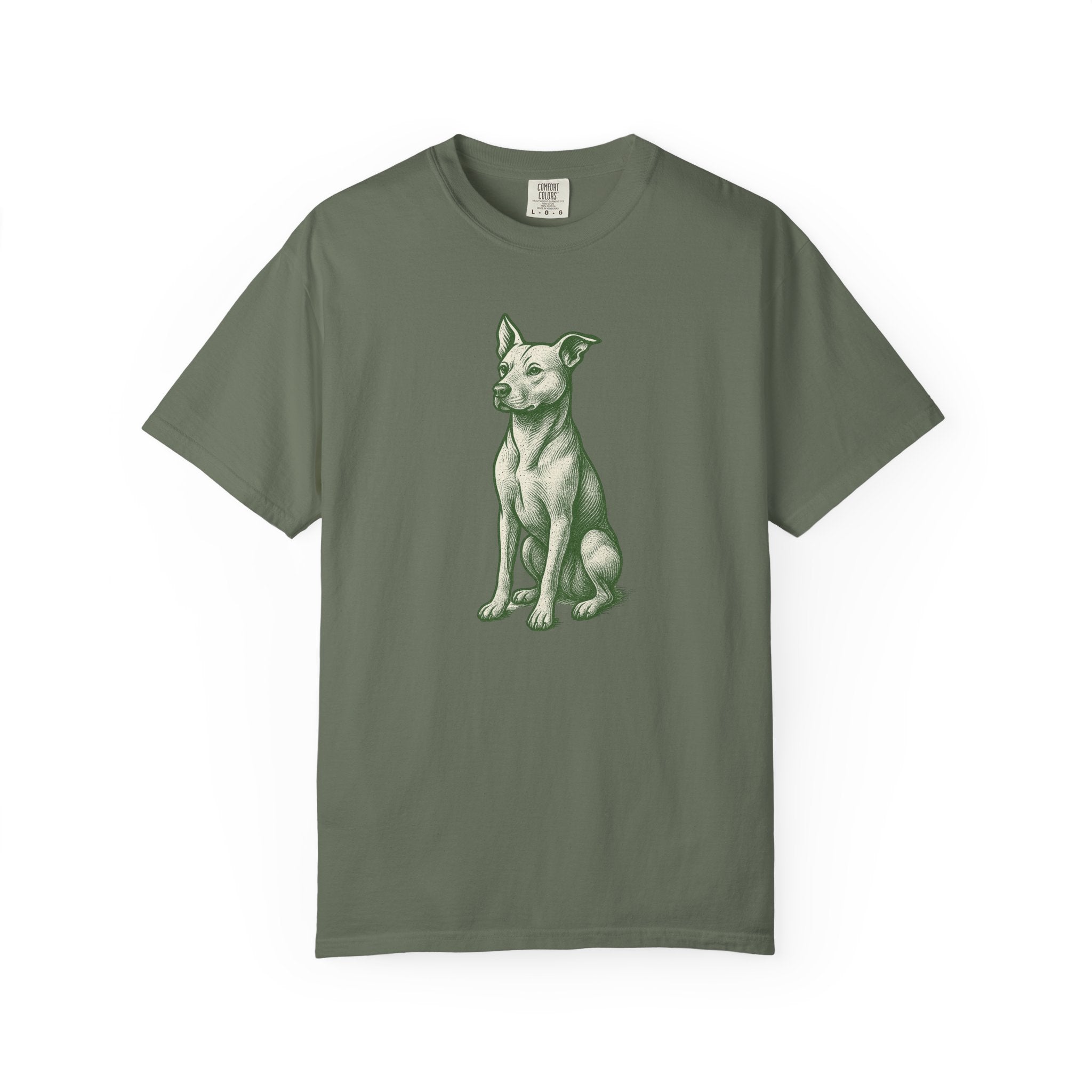 Dog Rescue T-shirt - Detailed Stoic Zen Illustration
