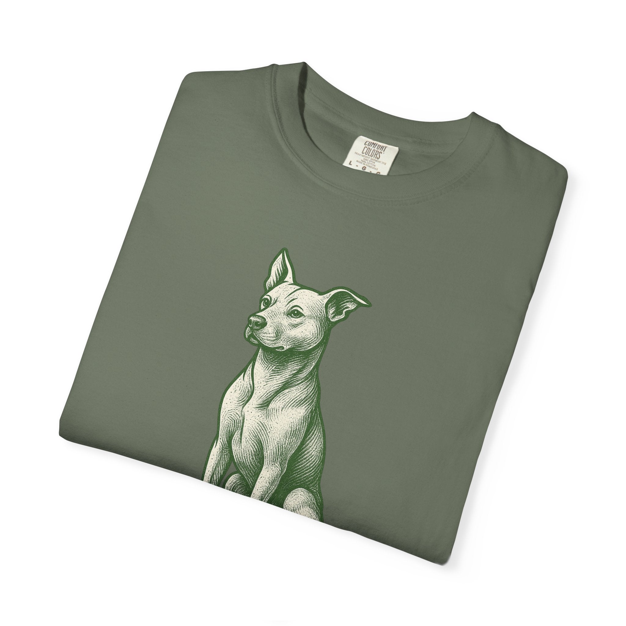 Dog Rescue T-shirt - Detailed Stoic Zen Illustration