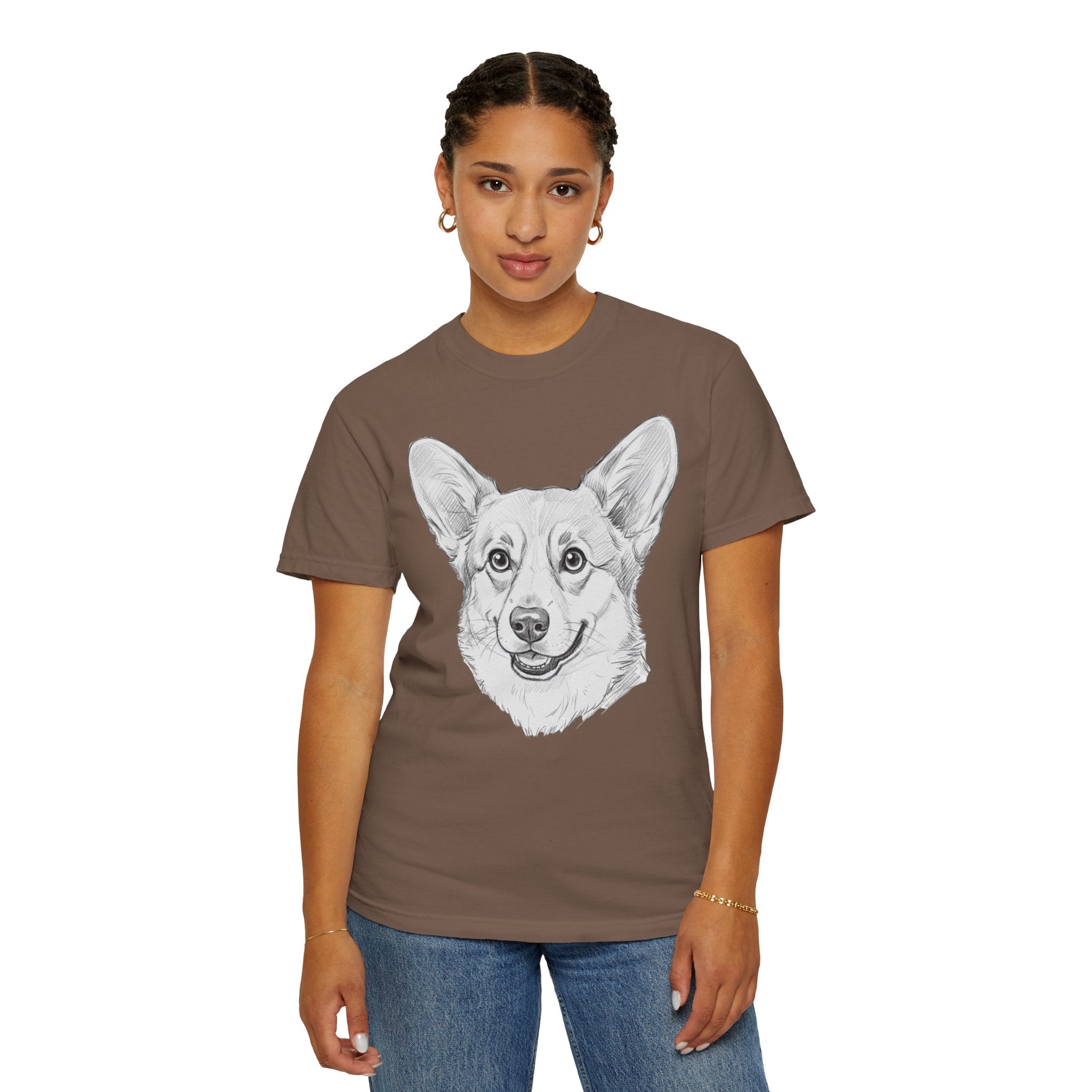 Corgi Lover T-Shirt, Unisex Dog Tee, Short Sleeve Funny Shirt, Pet Lover Gift, Cute Corgi Fashion