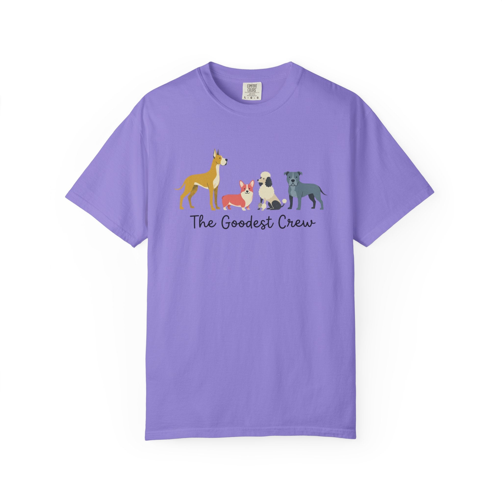 T-Shirt — "The Goodest Crew" Cute Dog Pack Graphic Tee