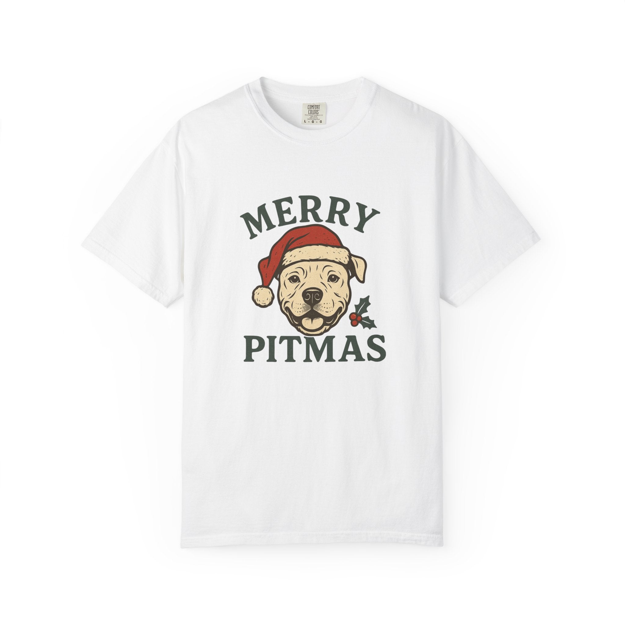 Merry Pitmas T-Shirt for Dog Lovers