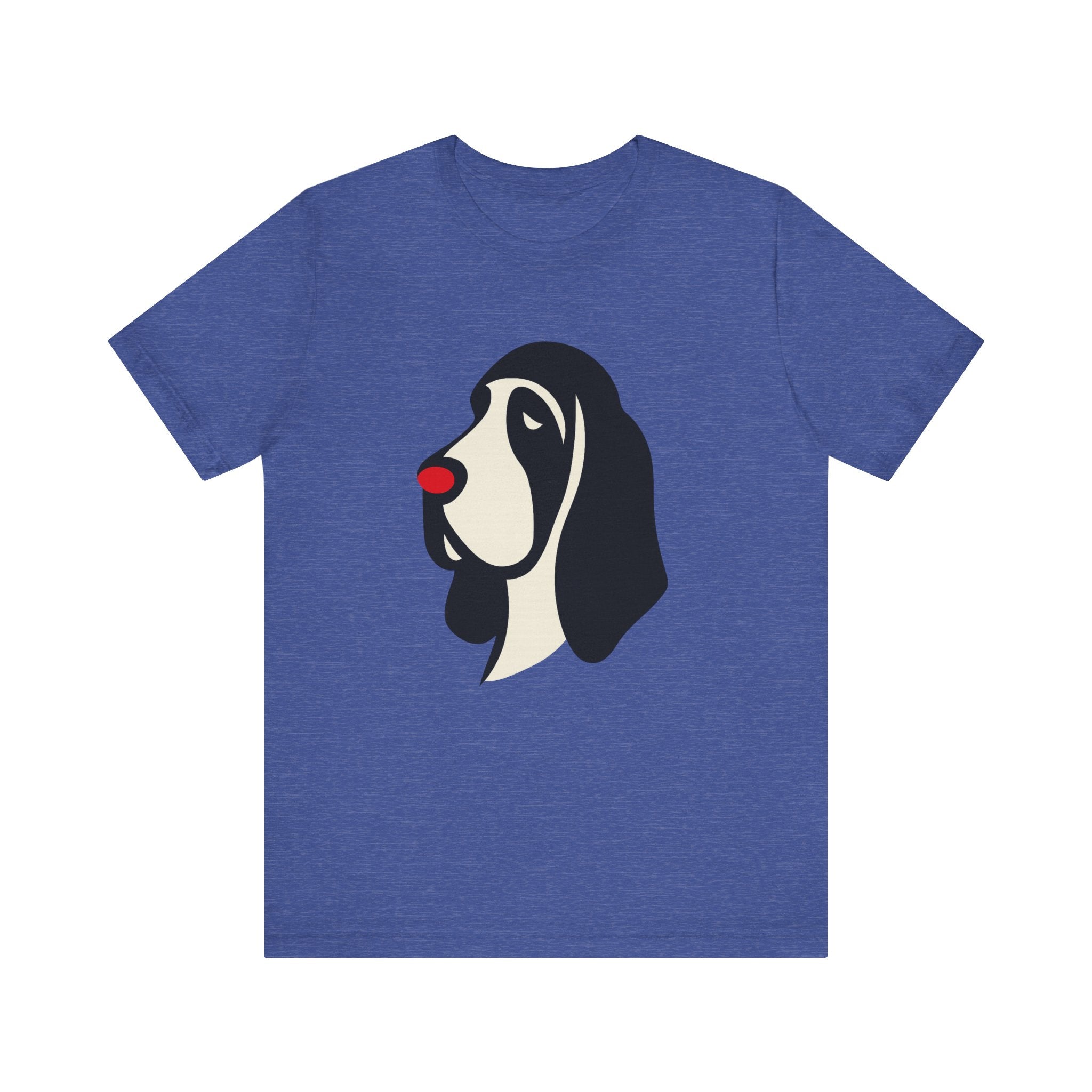Playful Dog Portrait Tee, Dog Lover Gift, Pet Themed Shirt, Fun Graphic Tee, Animal Lovers Apparel