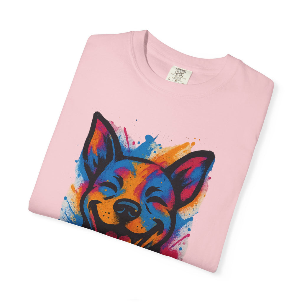 Color Splash Husky T-Shirt — Vibrant Watercolor Dog Tee