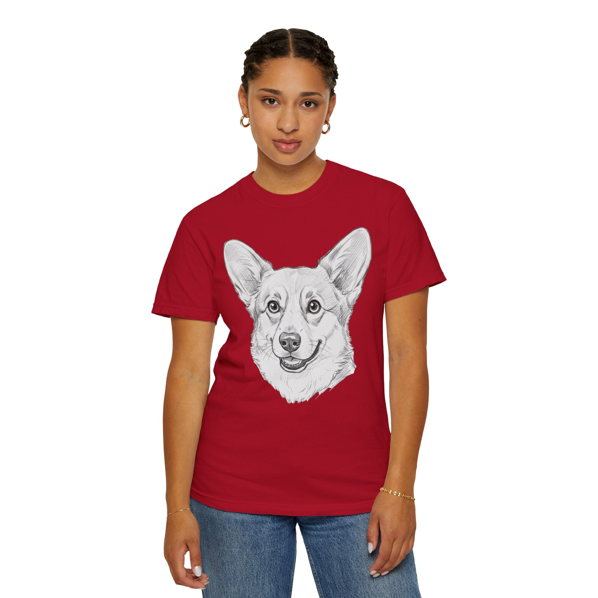 Corgi Lover T-Shirt, Unisex Dog Tee, Short Sleeve Funny Shirt, Pet Lover Gift, Cute Corgi Fashion