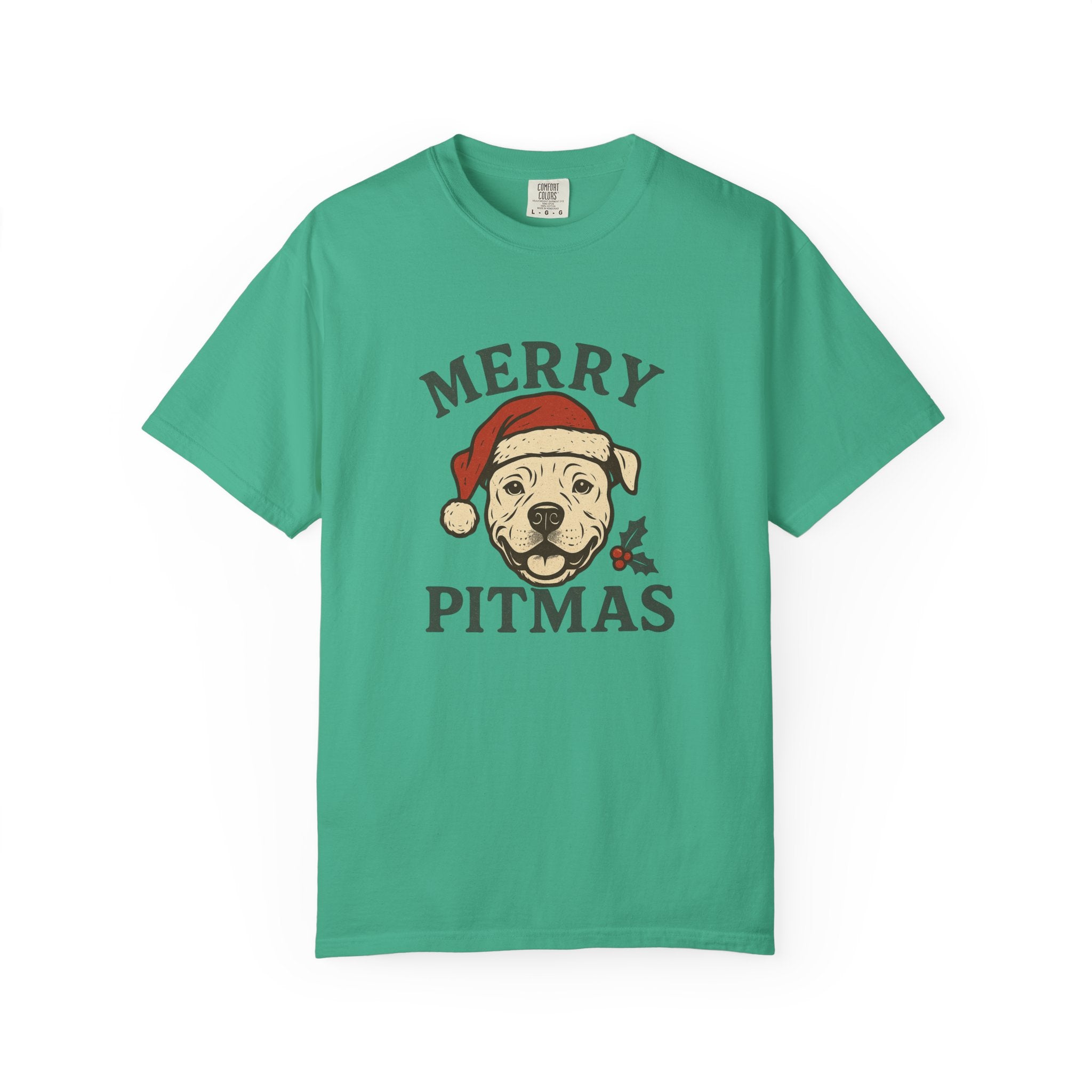 Merry Pitmas T-Shirt for Dog Lovers
