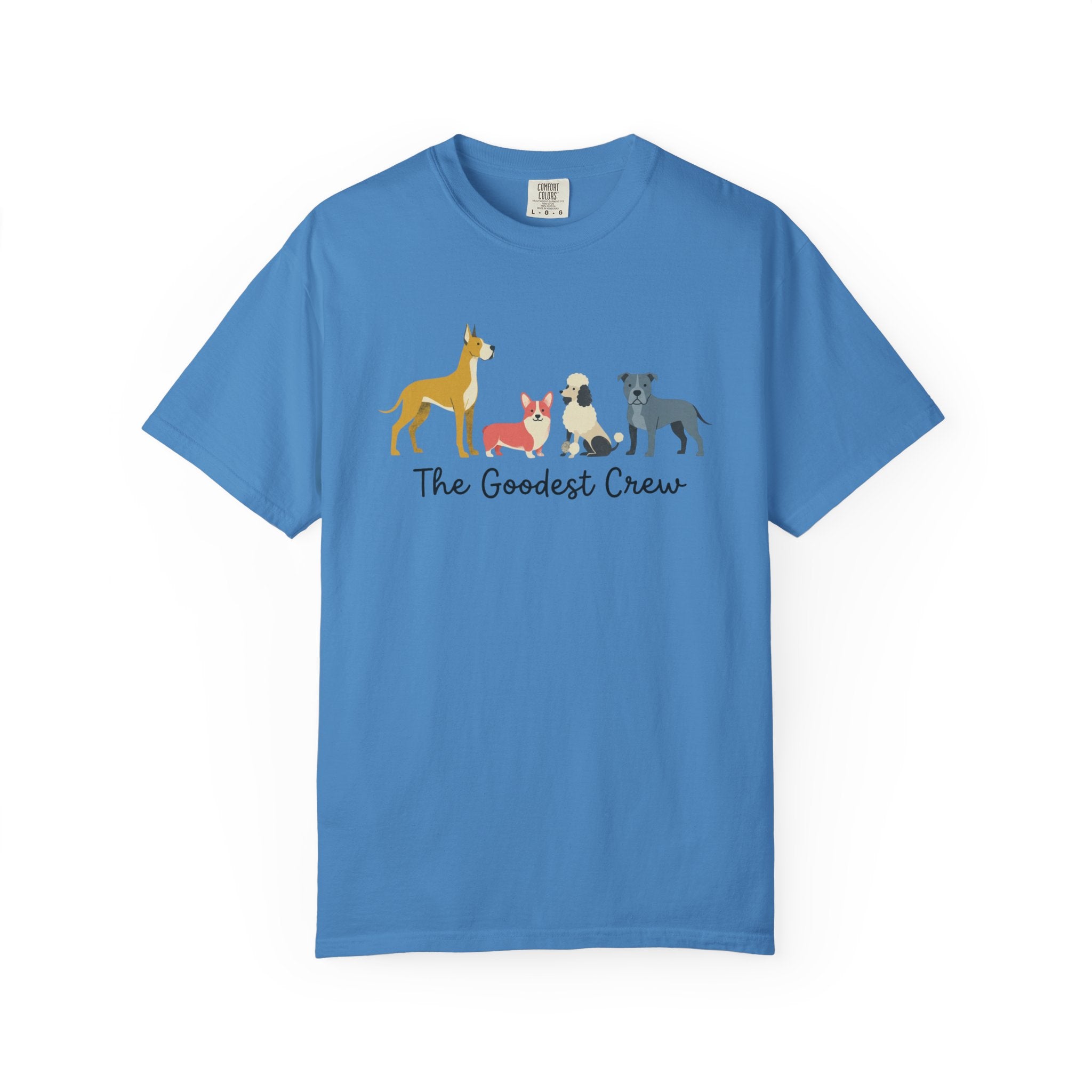 T-Shirt — "The Goodest Crew" Cute Dog Pack Graphic Tee
