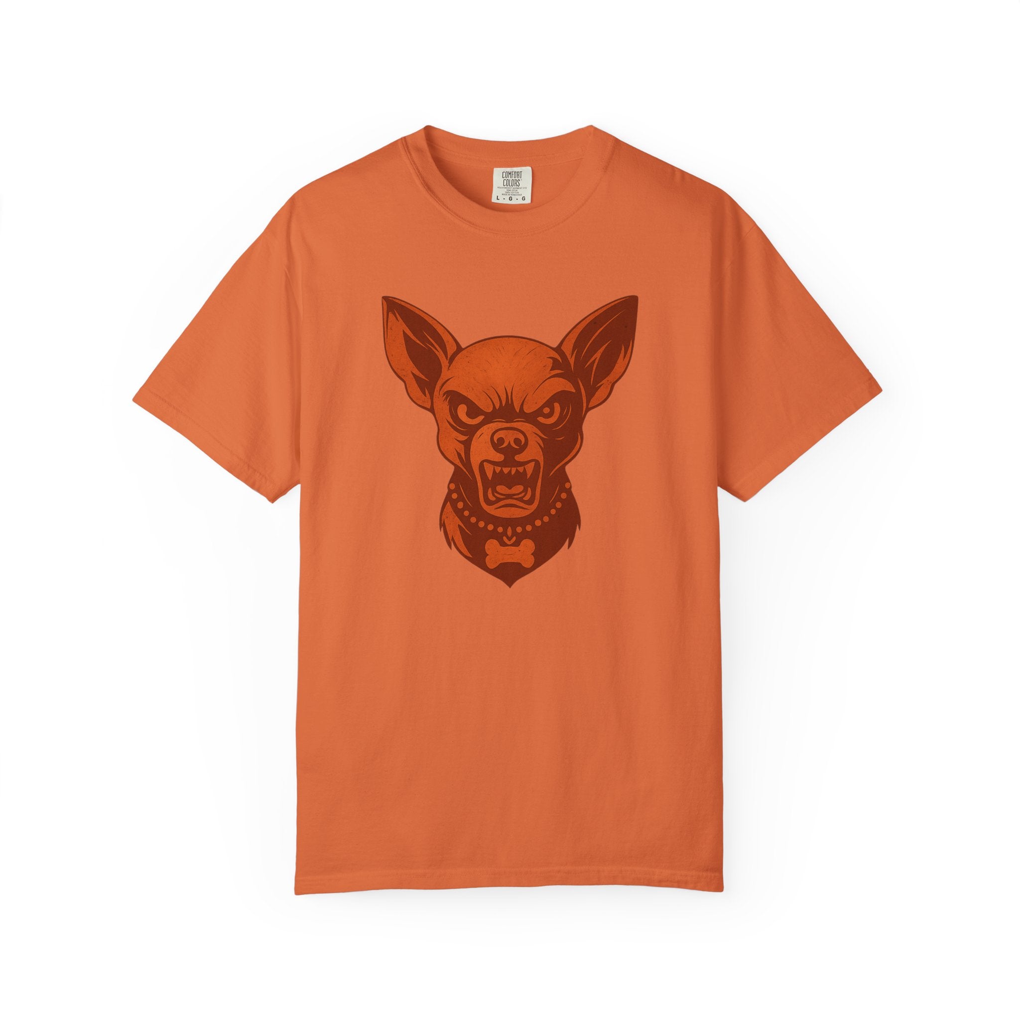 Angry Chihuahua Graphic T‑Shirt — Fierce Dog Head Tee