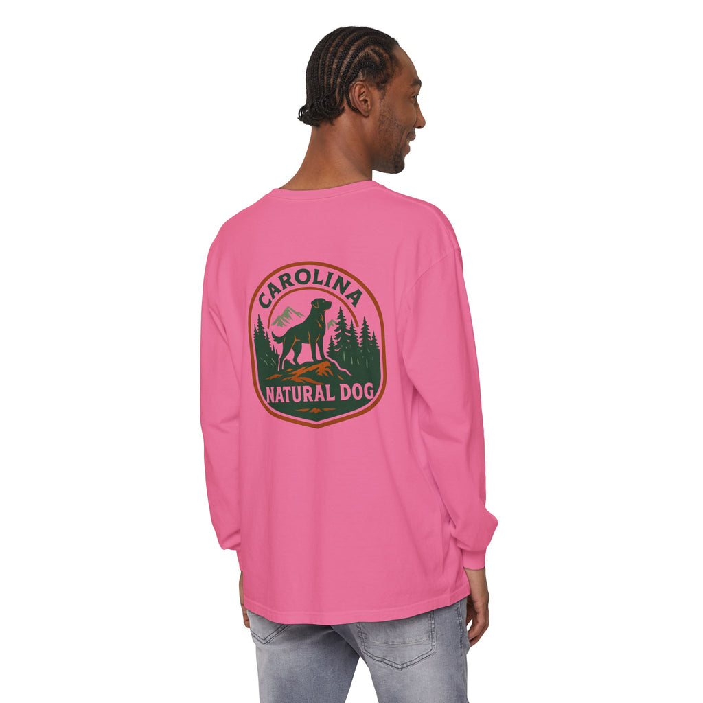 Carolina Natural Dog Long Sleeve Tee — Outdoor Dog Lover Shirt