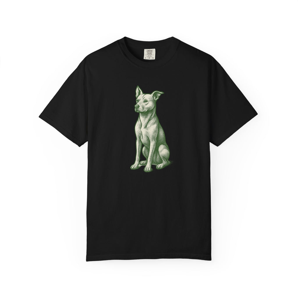 Dog Rescue T-shirt - Detailed Stoic Zen Illustration