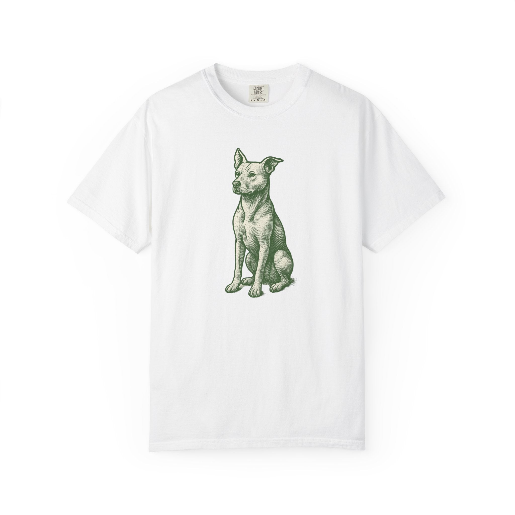 Dog Rescue T-shirt - Detailed Stoic Zen Illustration