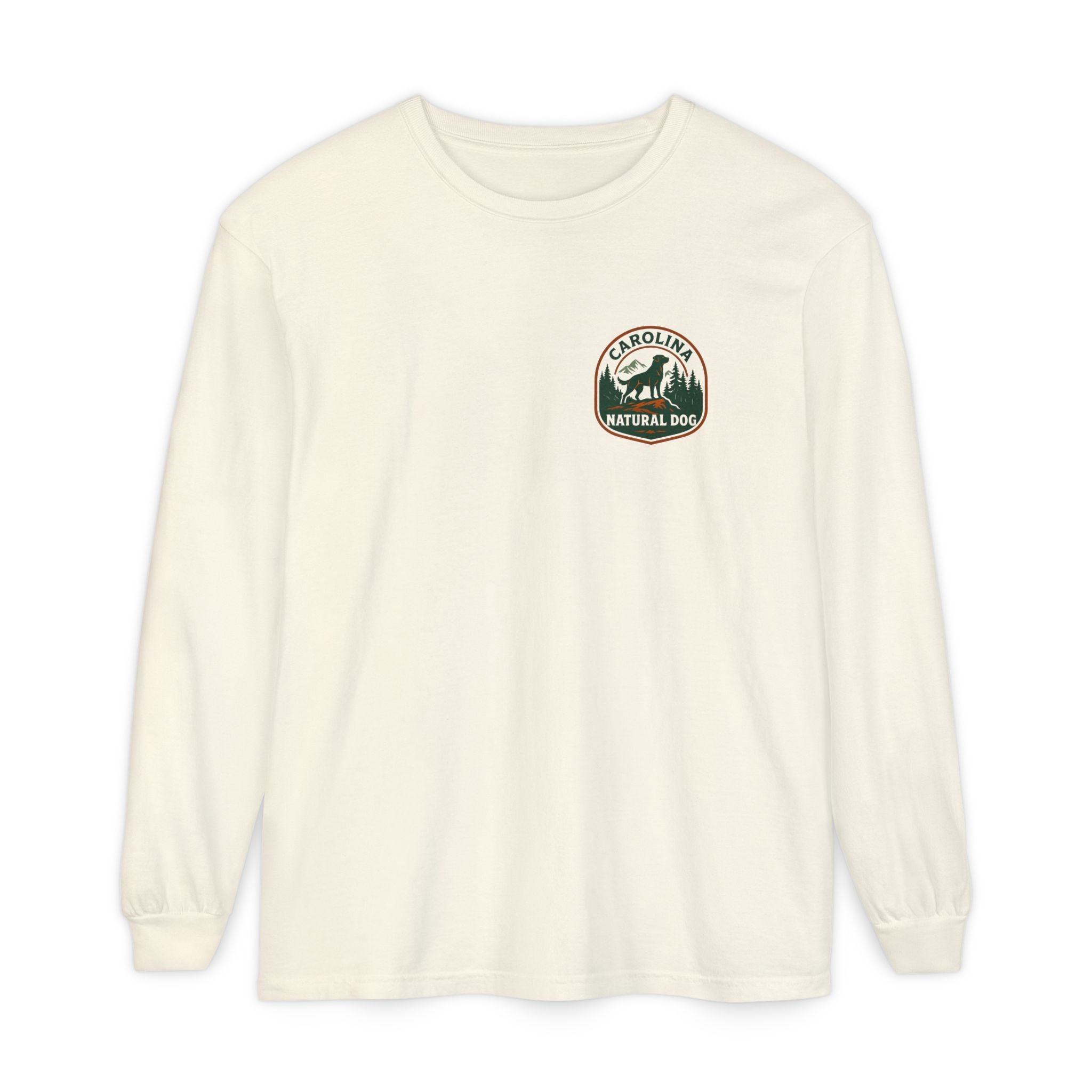 Carolina Natural Dog Long Sleeve Tee — Outdoor Dog Lover Shirt