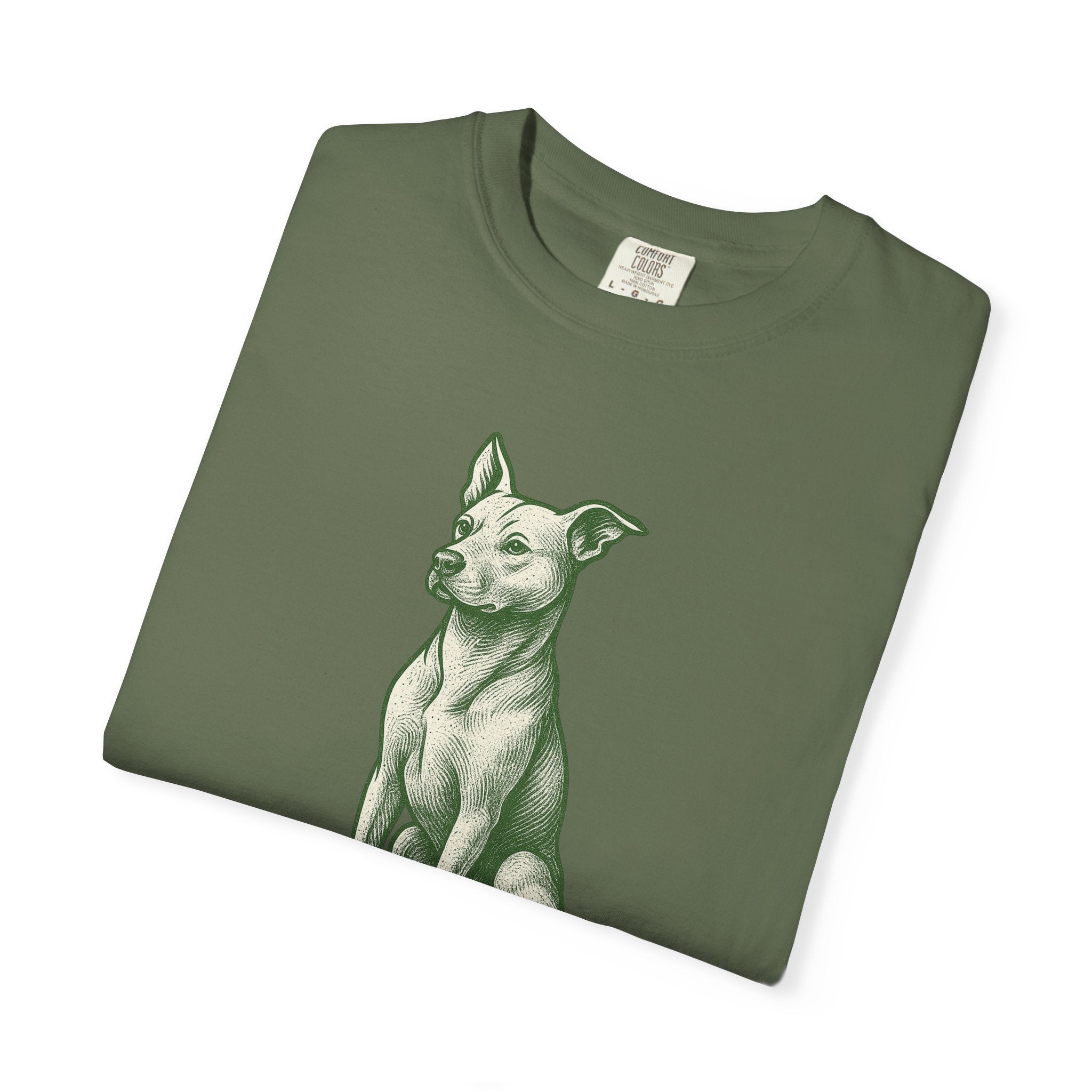 Dog Rescue T-shirt - Detailed Stoic Zen Illustration