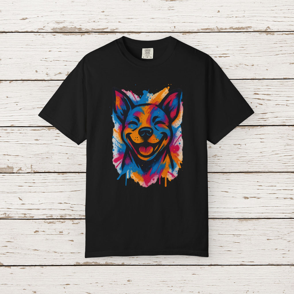 Color Splash Husky T-Shirt — Vibrant Watercolor Dog Tee