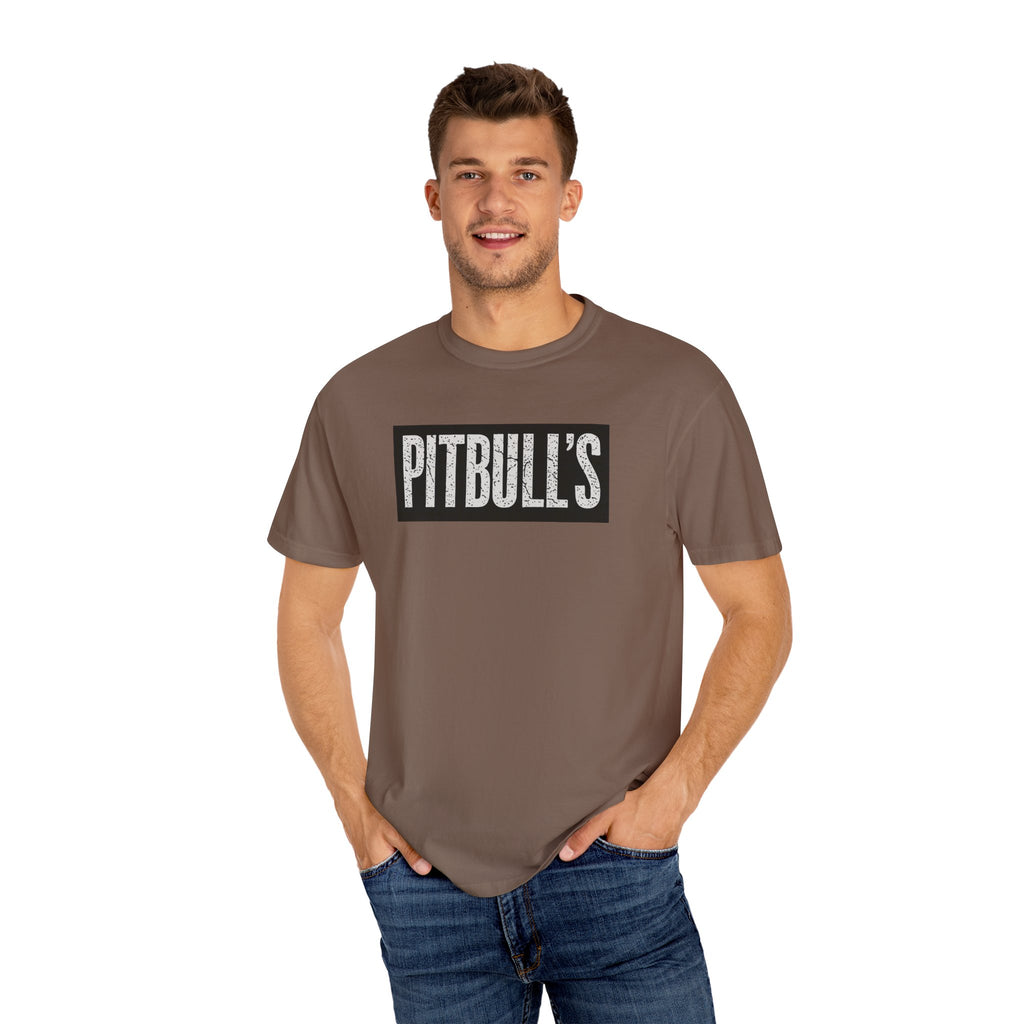 Pitbull's Logo Graphic T-Shirt — Vintage Box Logo Tee for Dog Lovers