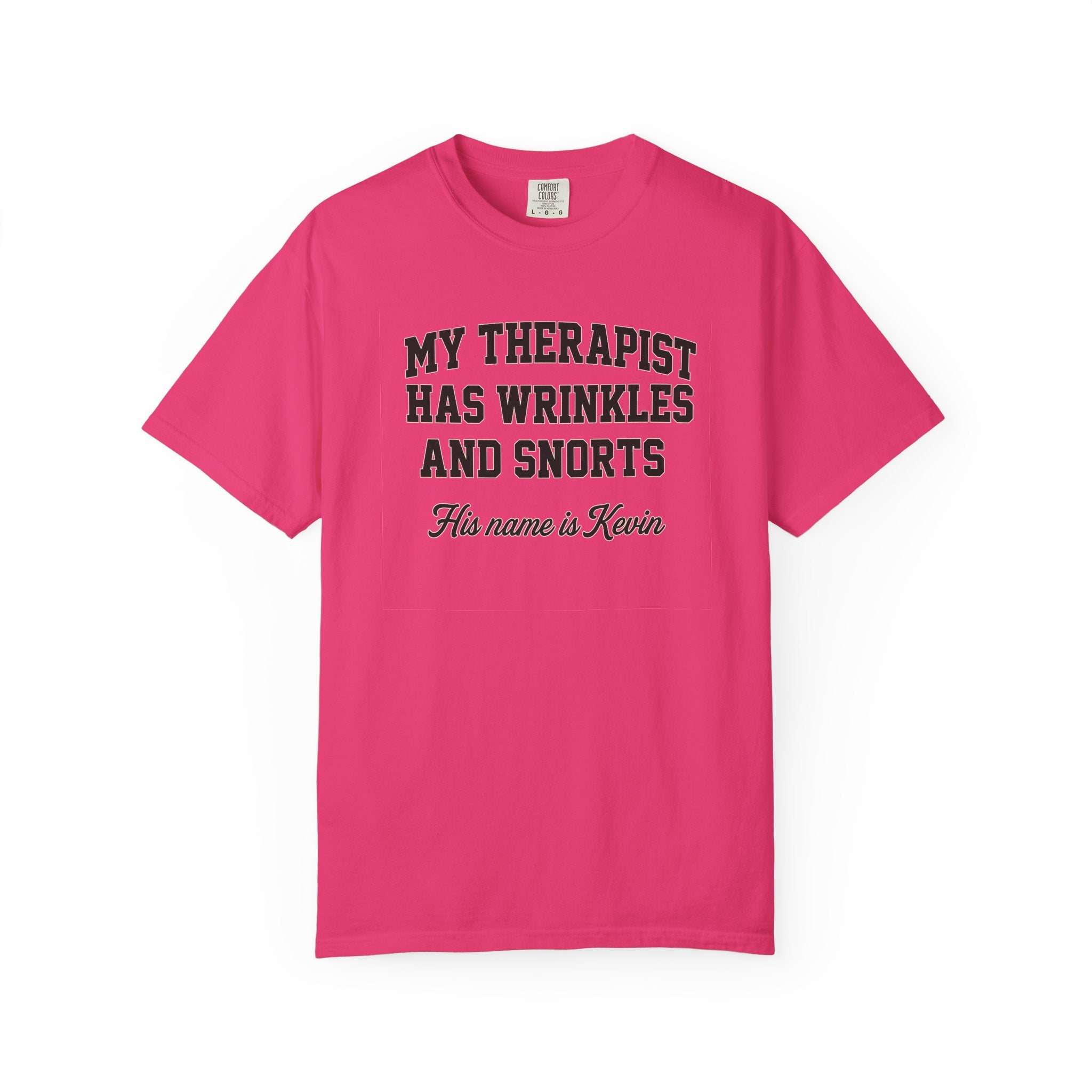 French Bulldog Lover Tee - “My Therapist Has Wrinkles & Snorts” (Funny Dog Shirt)