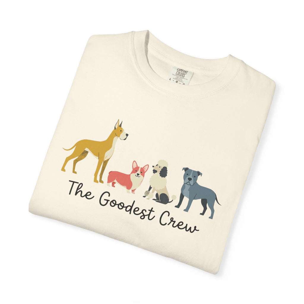 T-Shirt — "The Goodest Crew" Cute Dog Pack Graphic Tee