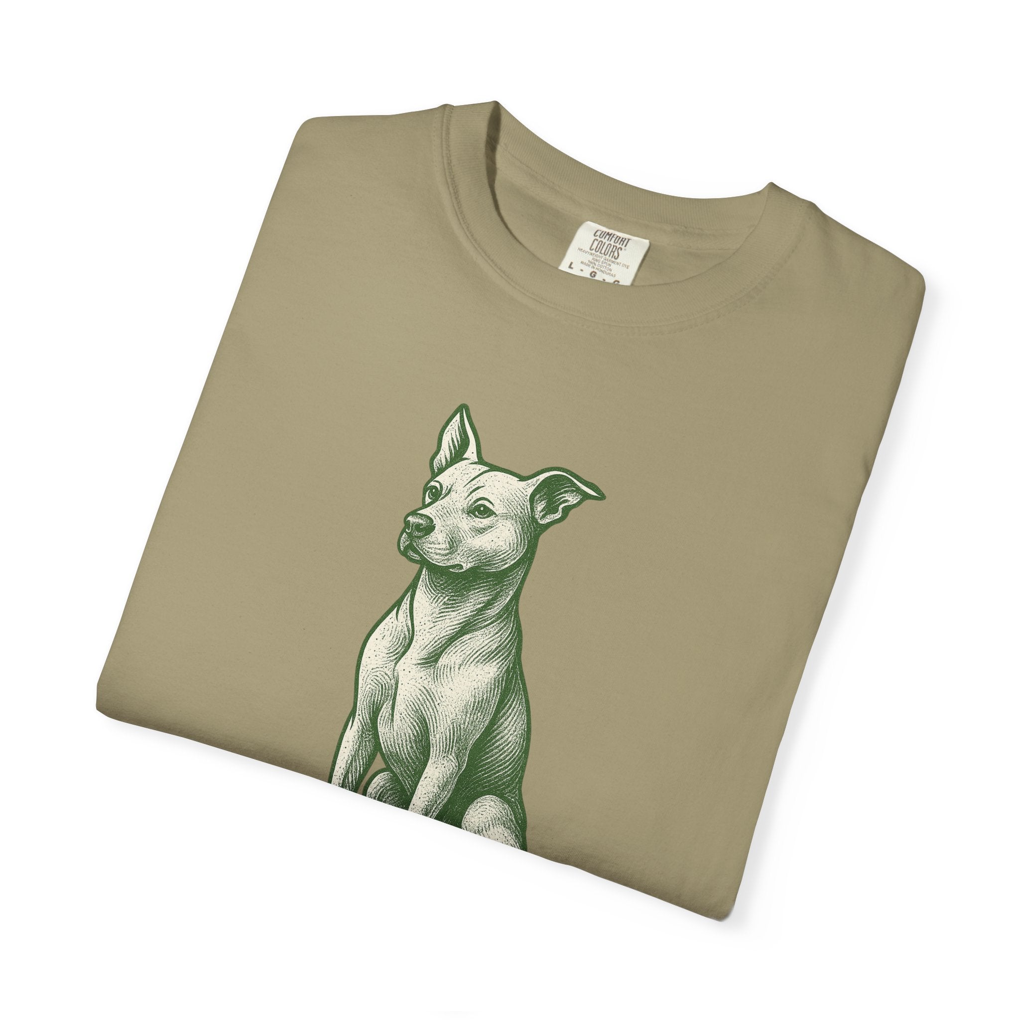 Dog Rescue T-shirt - Detailed Stoic Zen Illustration