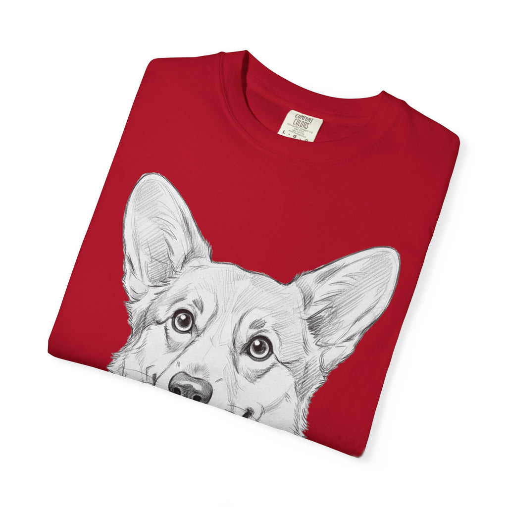 Corgi Lover T-Shirt, Unisex Dog Tee, Short Sleeve Funny Shirt, Pet Lover Gift, Cute Corgi Fashion