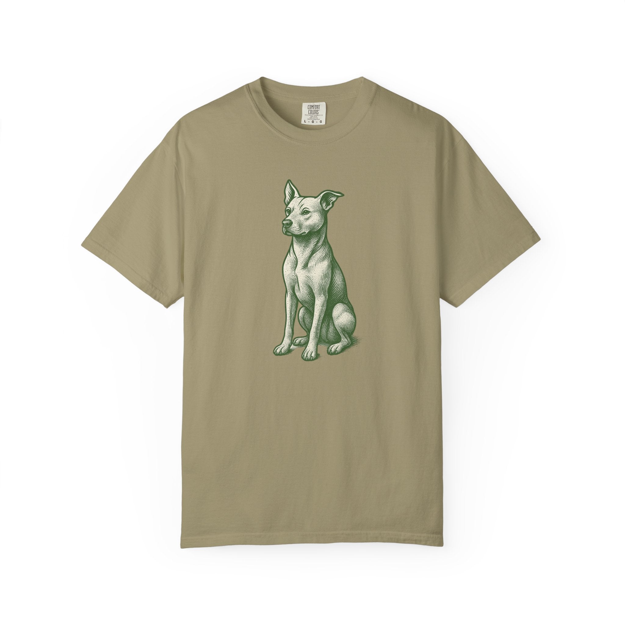 Dog Rescue T-shirt - Detailed Stoic Zen Illustration