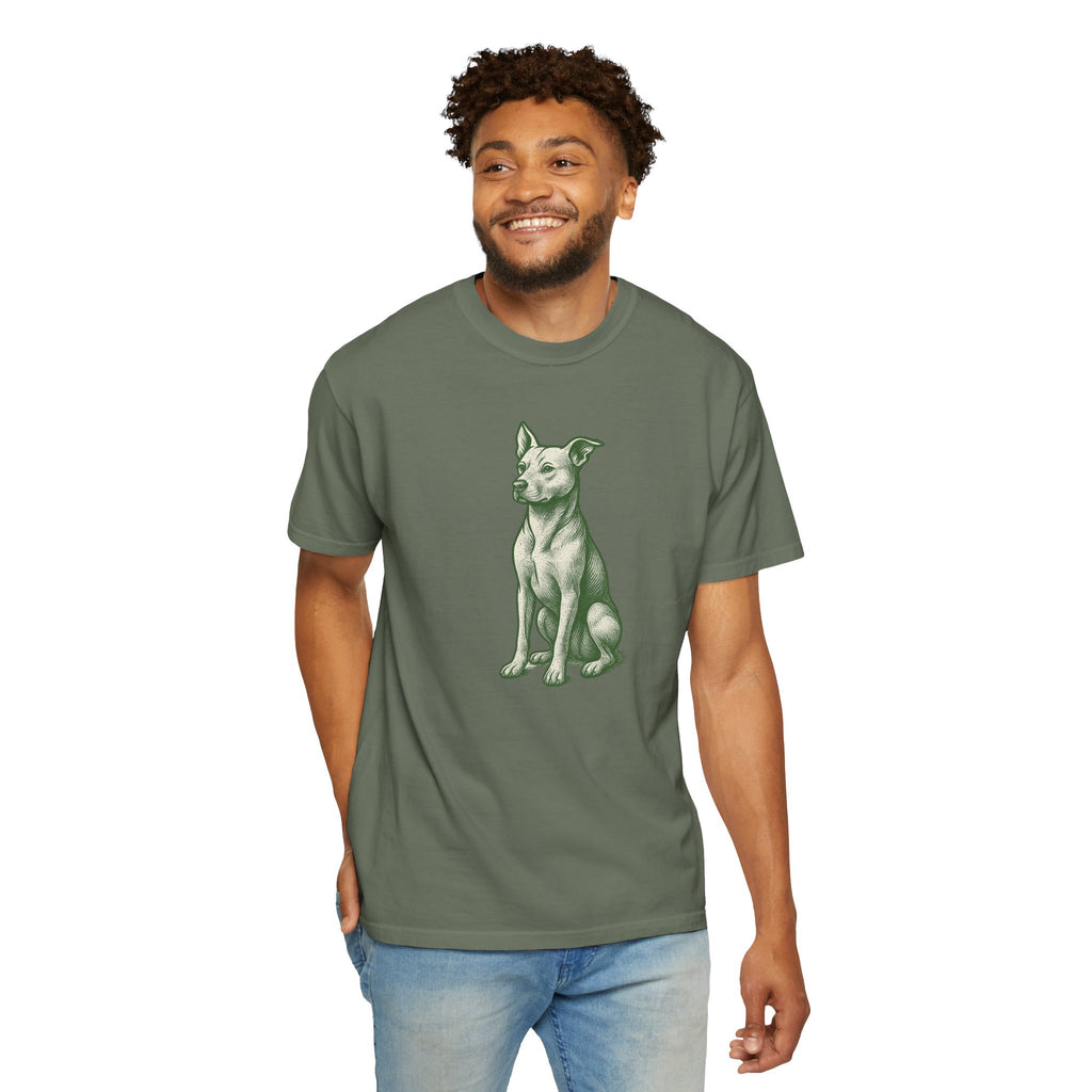 Dog Rescue T-shirt - Detailed Stoic Zen Illustration