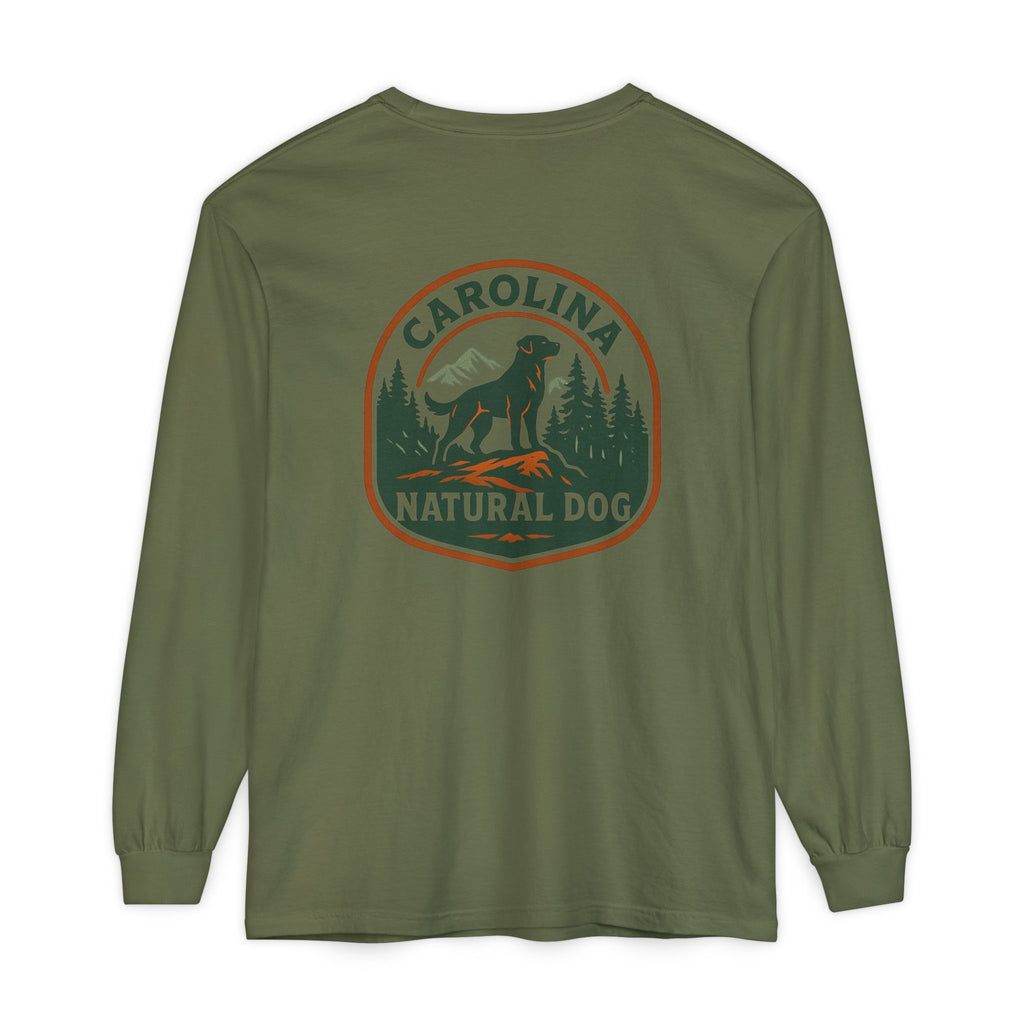 Carolina Natural Dog Long Sleeve Tee — Outdoor Dog Lover Shirt