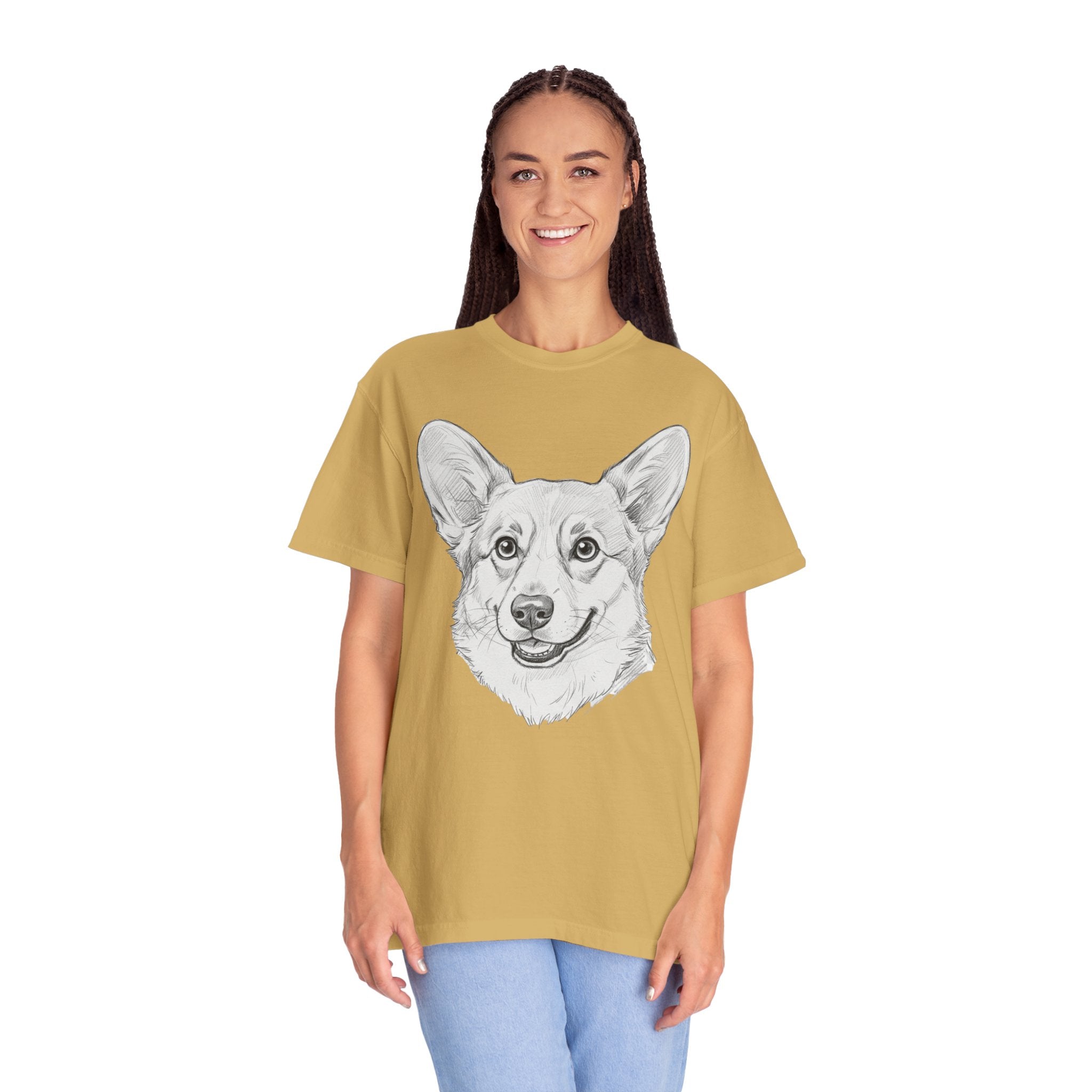 Corgi Lover T-Shirt, Unisex Dog Tee, Short Sleeve Funny Shirt, Pet Lover Gift, Cute Corgi Fashion