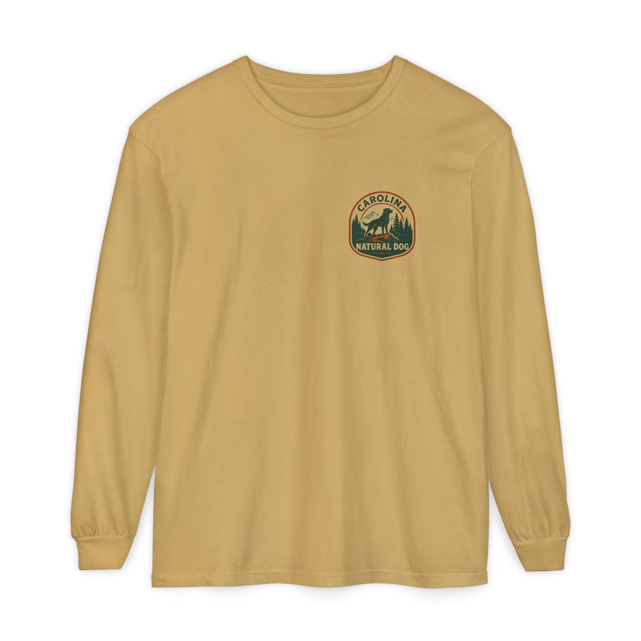 Carolina Natural Dog Long Sleeve Tee — Outdoor Dog Lover Shirt