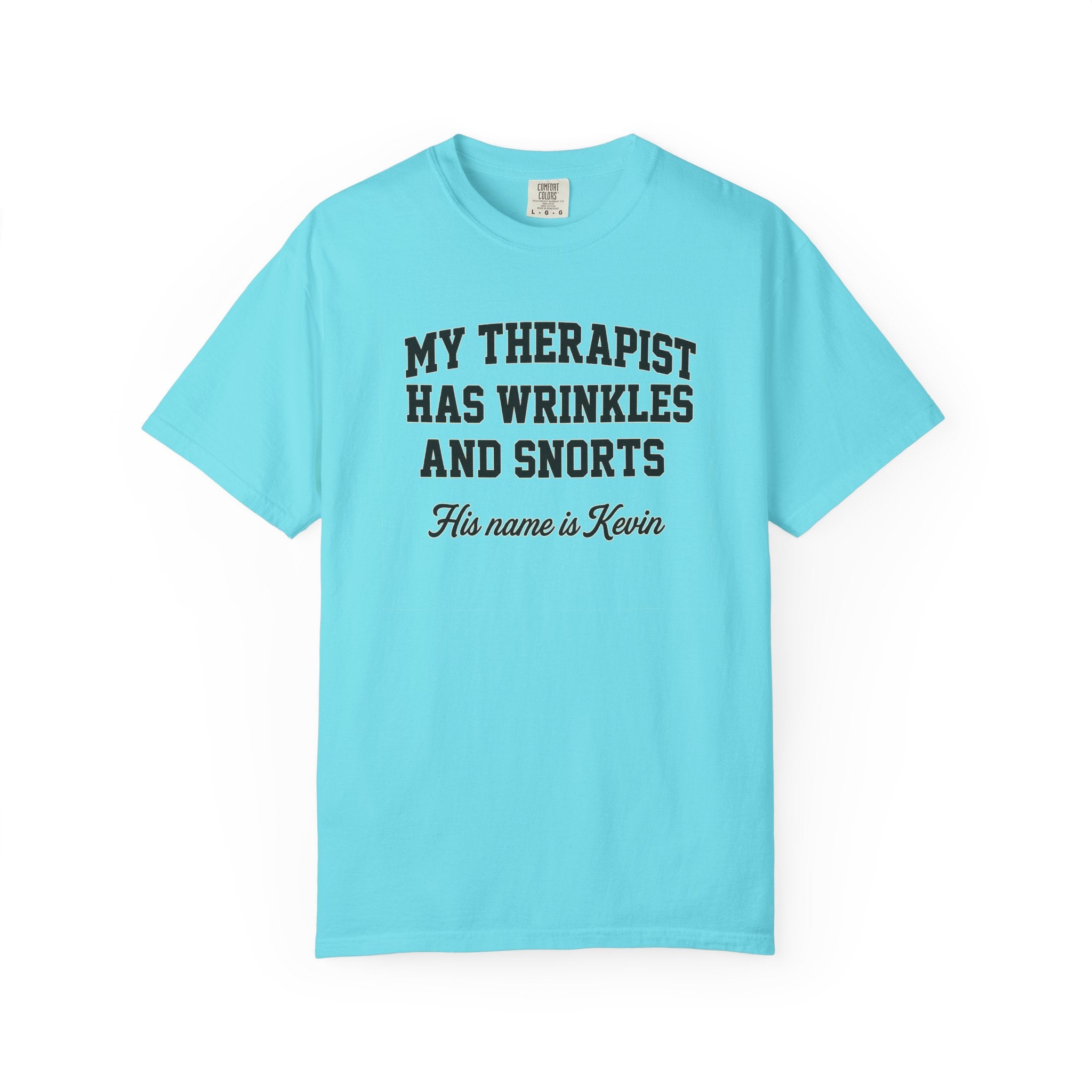 French Bulldog Lover Tee - “My Therapist Has Wrinkles & Snorts” (Funny Dog Shirt)