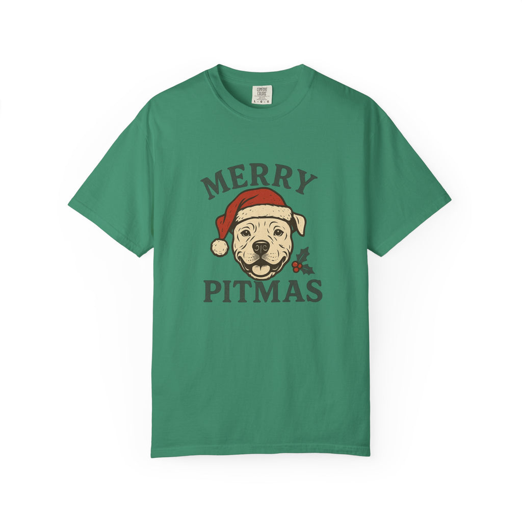 Merry Pitmas T-Shirt for Dog Lovers