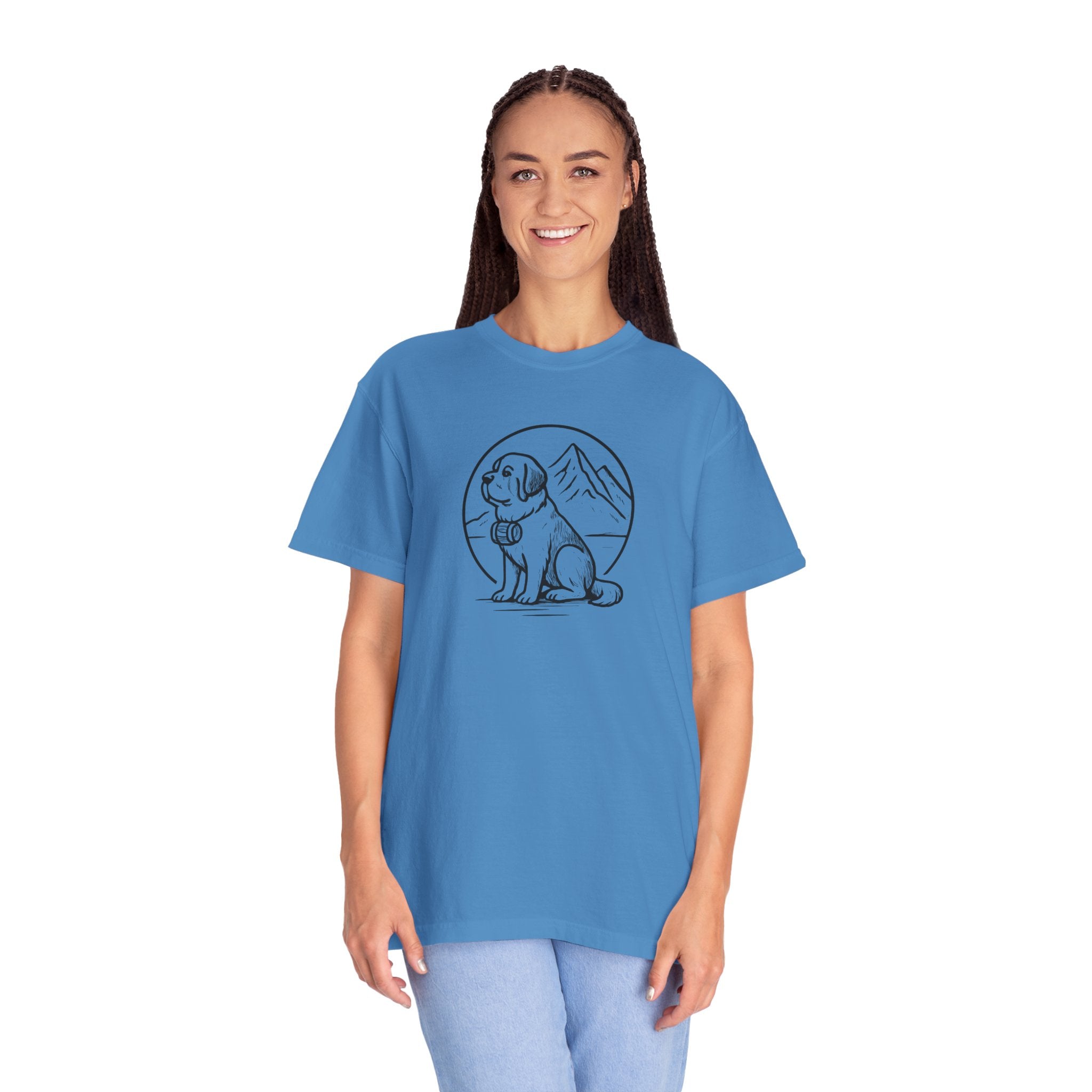 Dog Lover's Unisex Garment-Dyed T-Shirt - Casual Wear for Pet Enthusiasts