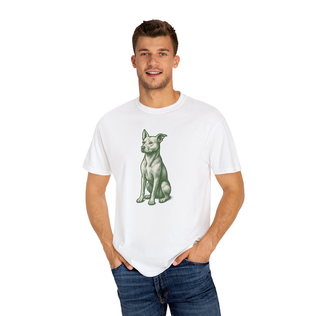Dog Rescue T-shirt - Detailed Stoic Zen Illustration
