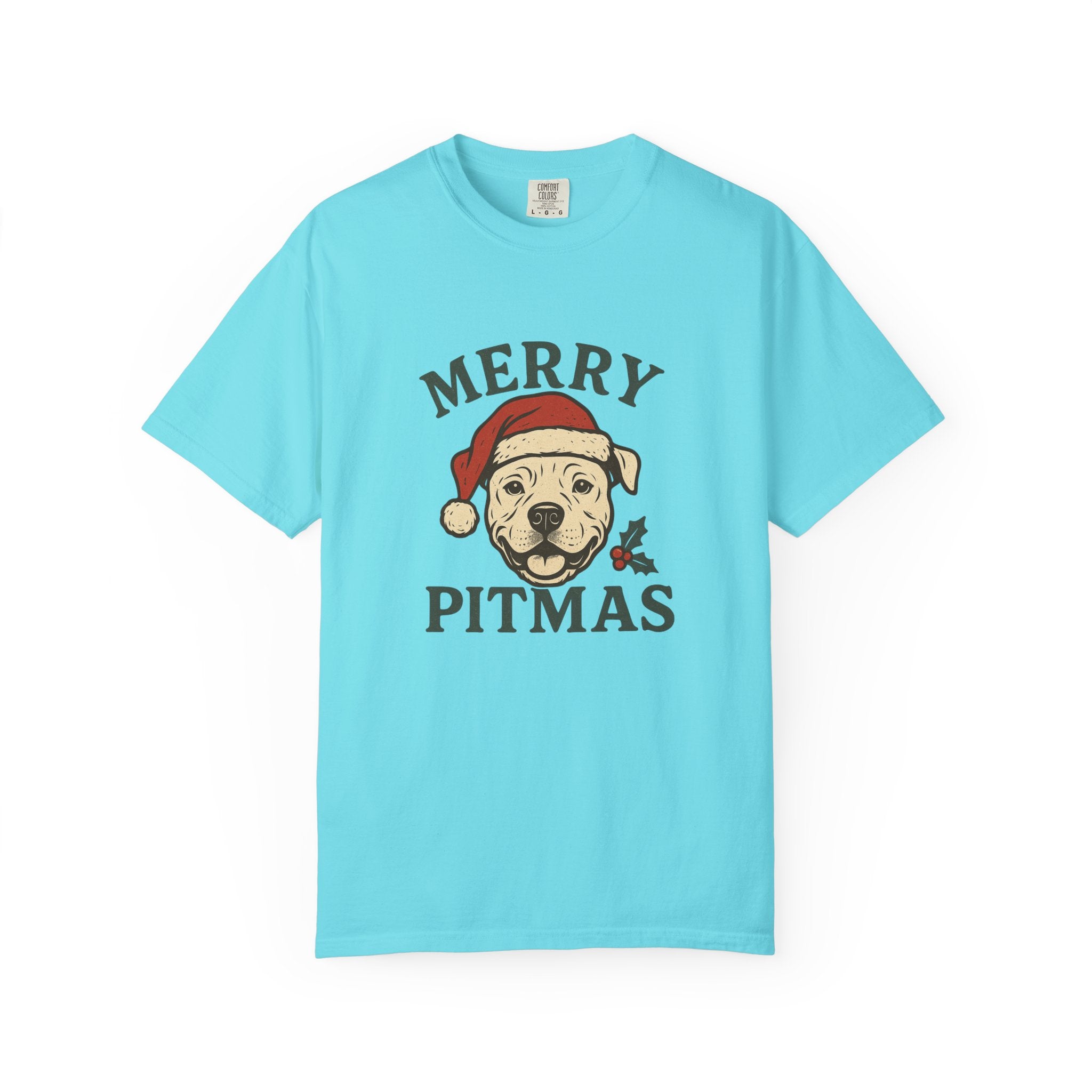Merry Pitmas T-Shirt for Dog Lovers