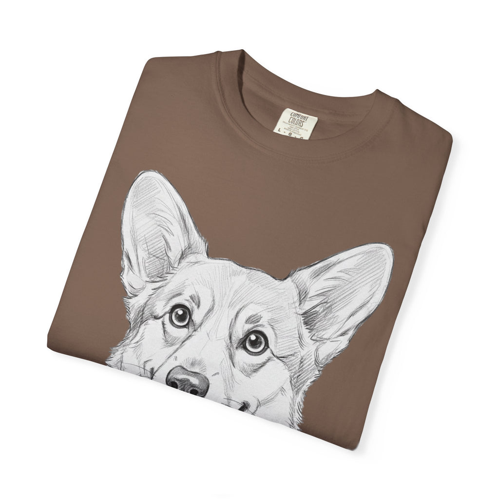 Corgi Lover T-Shirt, Unisex Dog Tee, Short Sleeve Funny Shirt, Pet Lover Gift, Cute Corgi Fashion